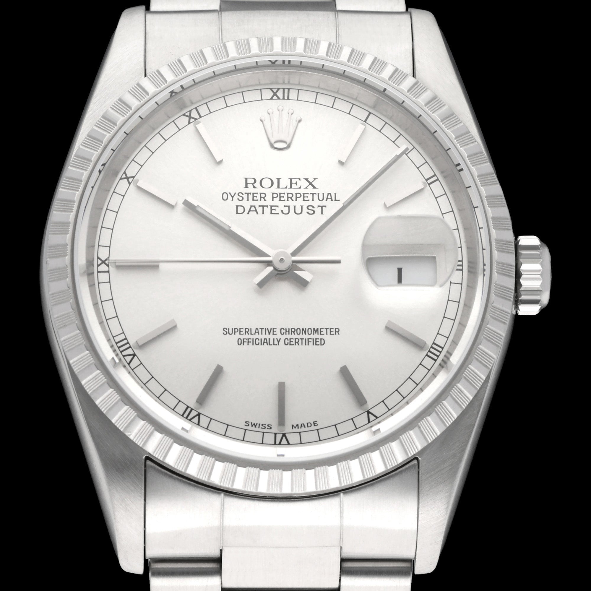 Rolex Datejust 16220 - 2002 - Rolex horloge - Rolex kopen - Rolex heren horloge - Trophies Watches