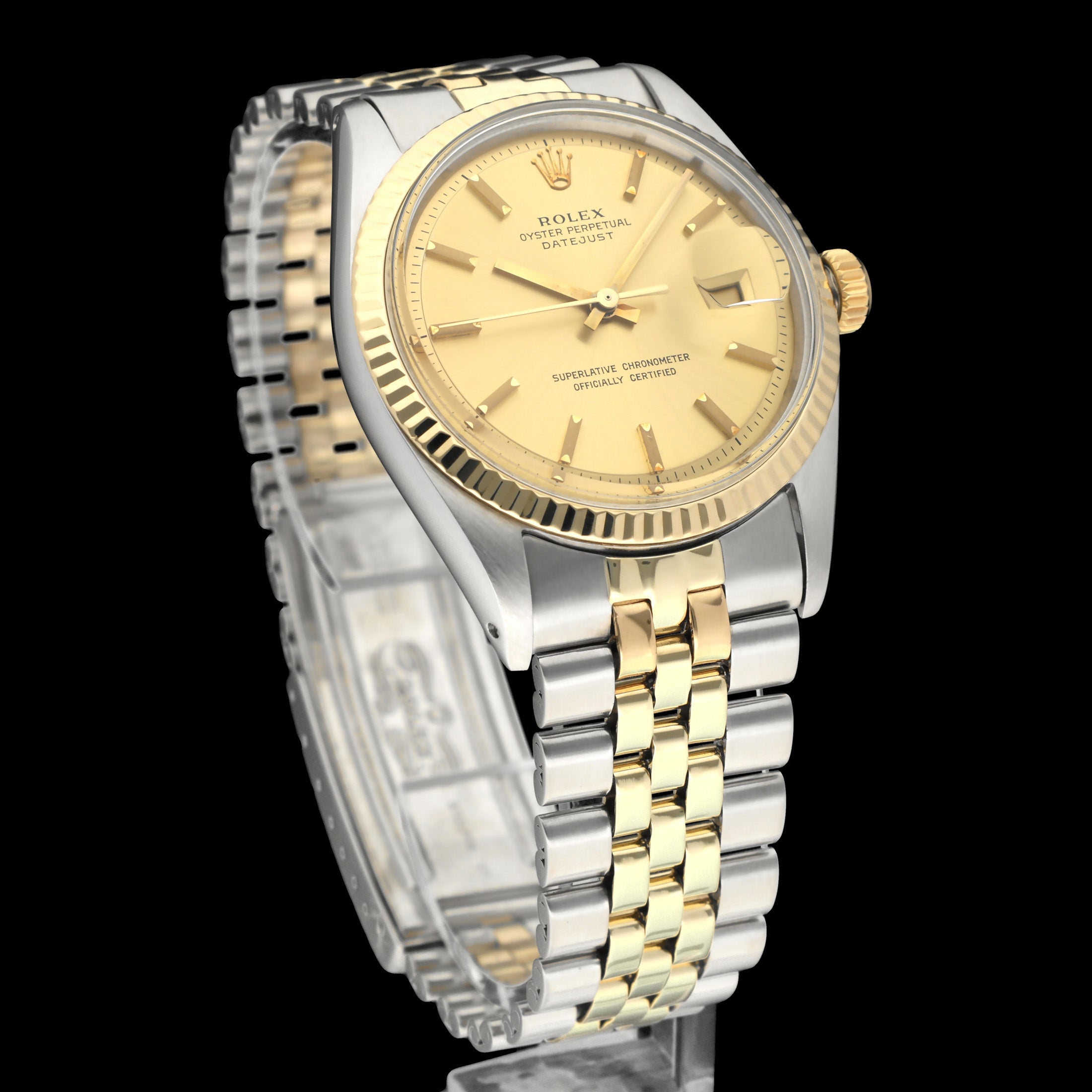 Rolex Datejust 1601 - 1969 - goud/staal - two/tone - Rolex horloge - Rolex kopen - Rolex heren horloge - Trophies Watches