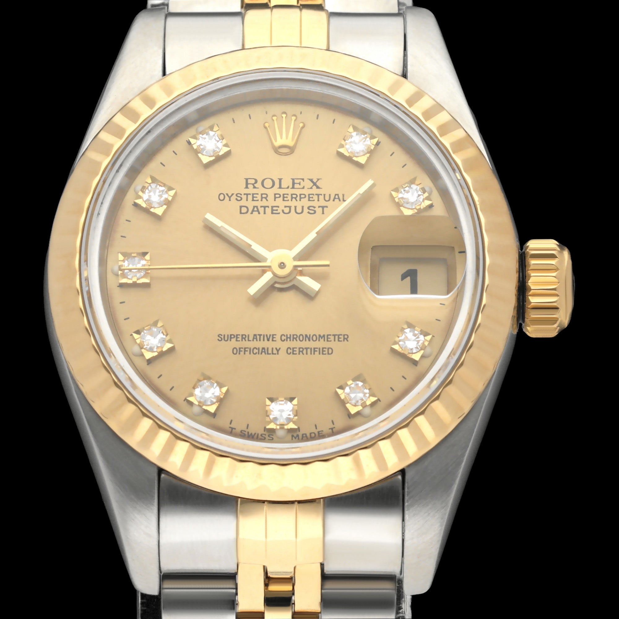 Rolex Lady-Datejust 69173G - 1994 - Rolex horloge - Rolex kopen - Rolex dames horloge - Trophies Watches