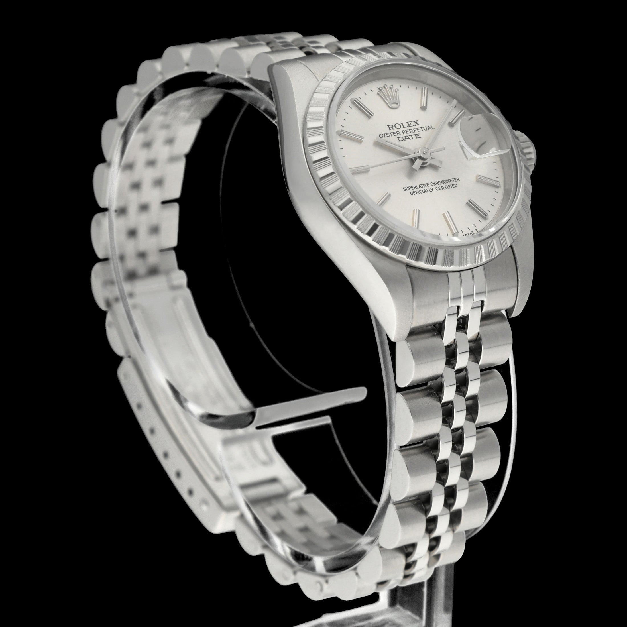 Rolex Oyster Perpetual Lady Date 69240 - 2000 - Rolex horloge - Rolex kopen - Rolex dames horloge - Trophies Watches