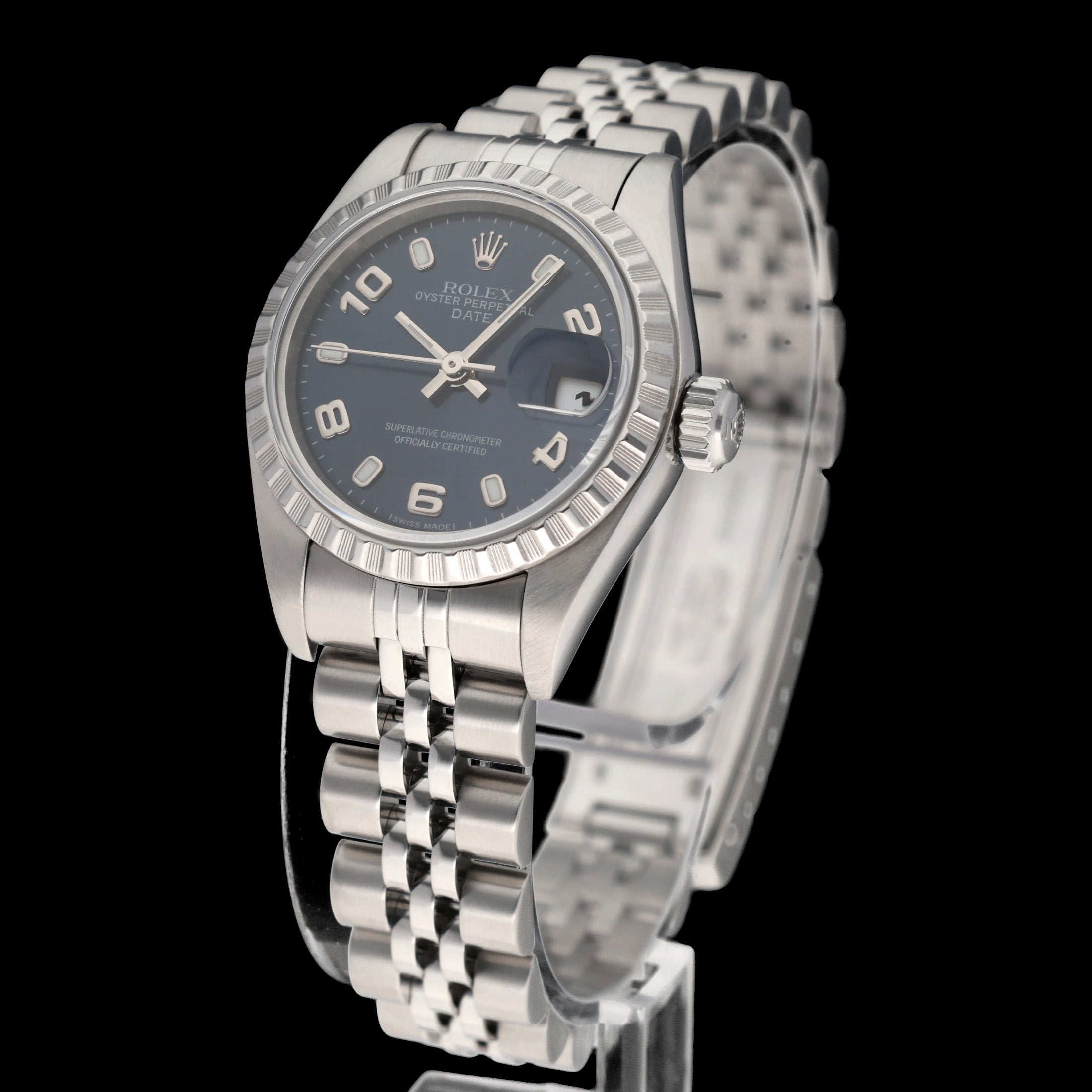 Rolex Oyster Perpetual Lady Date 79240 - 2005 - Rolex horloge - Rolex kopen - Rolex dames horloge - Trophies Watches
