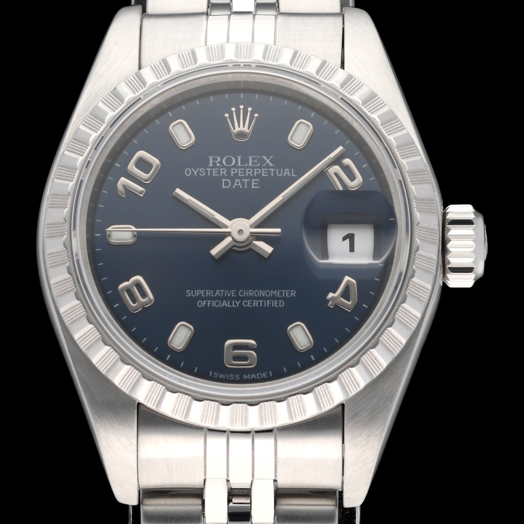 Rolex Oyster Perpetual Lady Date 79240 - 2005 - Rolex horloge - Rolex kopen - Rolex dames horloge - Trophies Watches
