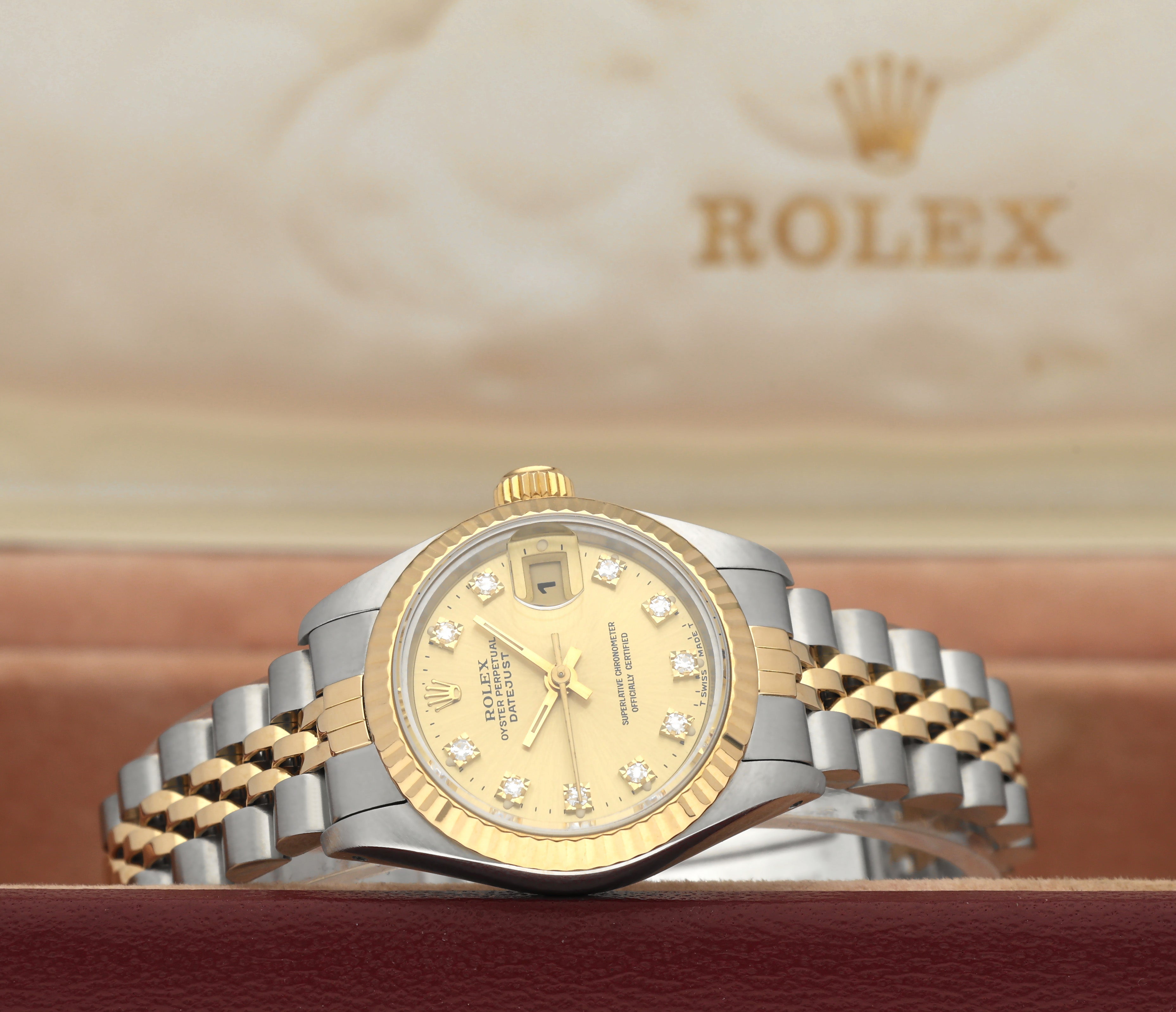 Rolex Lady-Datejust 69173G - 1990 - Rolex horloge - Rolex kopen - Rolex dames horloge - Trophies Watches