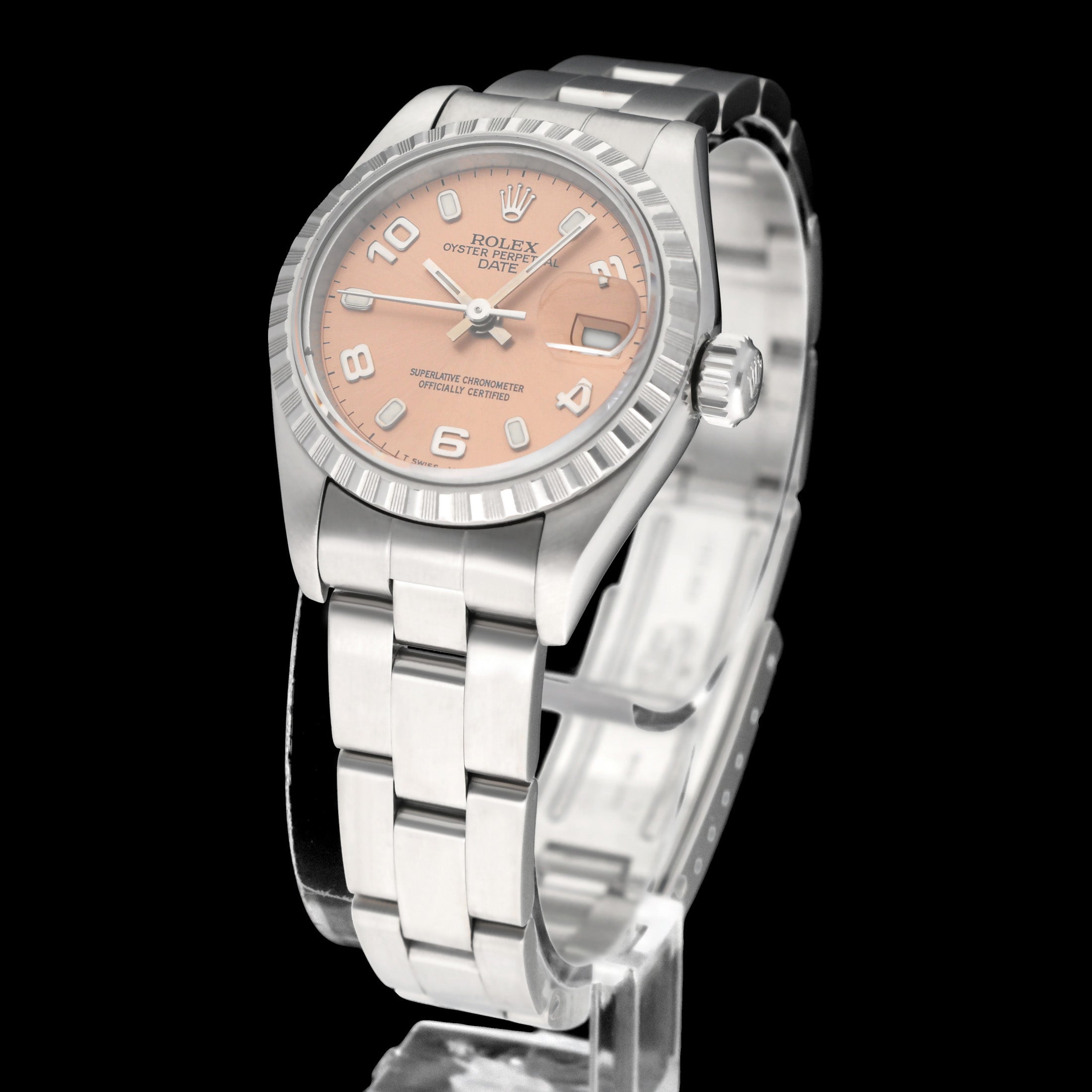 Rolex Oyster Perpetual Lady Date 69240 - 1998 - Rolex horloge - Rolex kopen - Rolex dames horloge - Trophies Watches