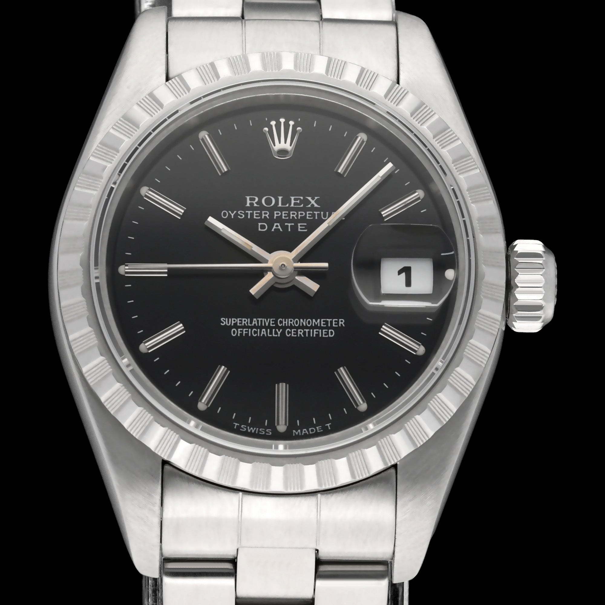 Rolex Oyster Perpetual Lady Date 69240 - 1999 - Rolex horloge - Rolex kopen - Rolex dames horloge - Trophies Watches