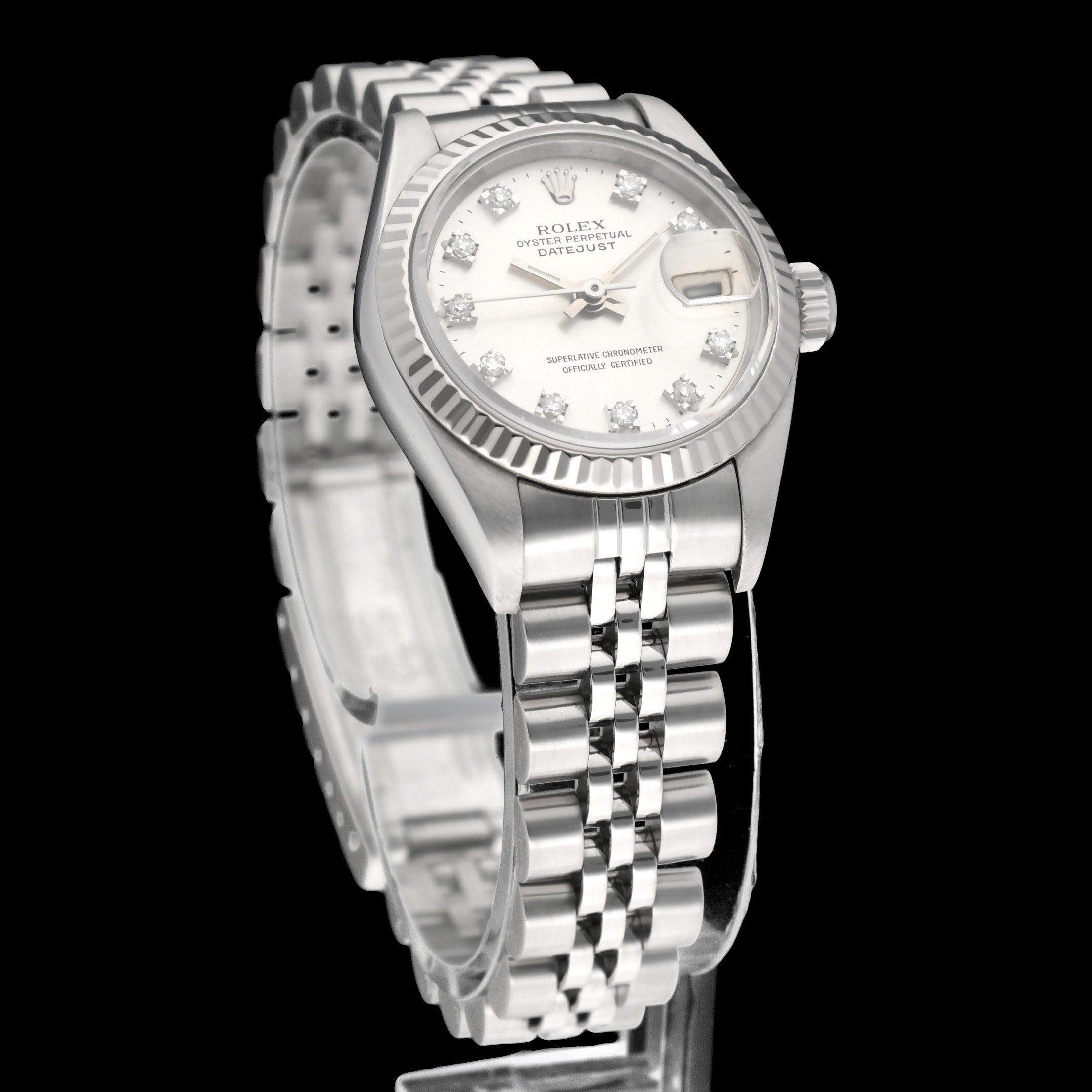 Rolex Oyster Perpetual Lady Datejust 69174G - 1990 - Rolex horloge - Rolex kopen - Rolex dames horloge - Trophies Watches
