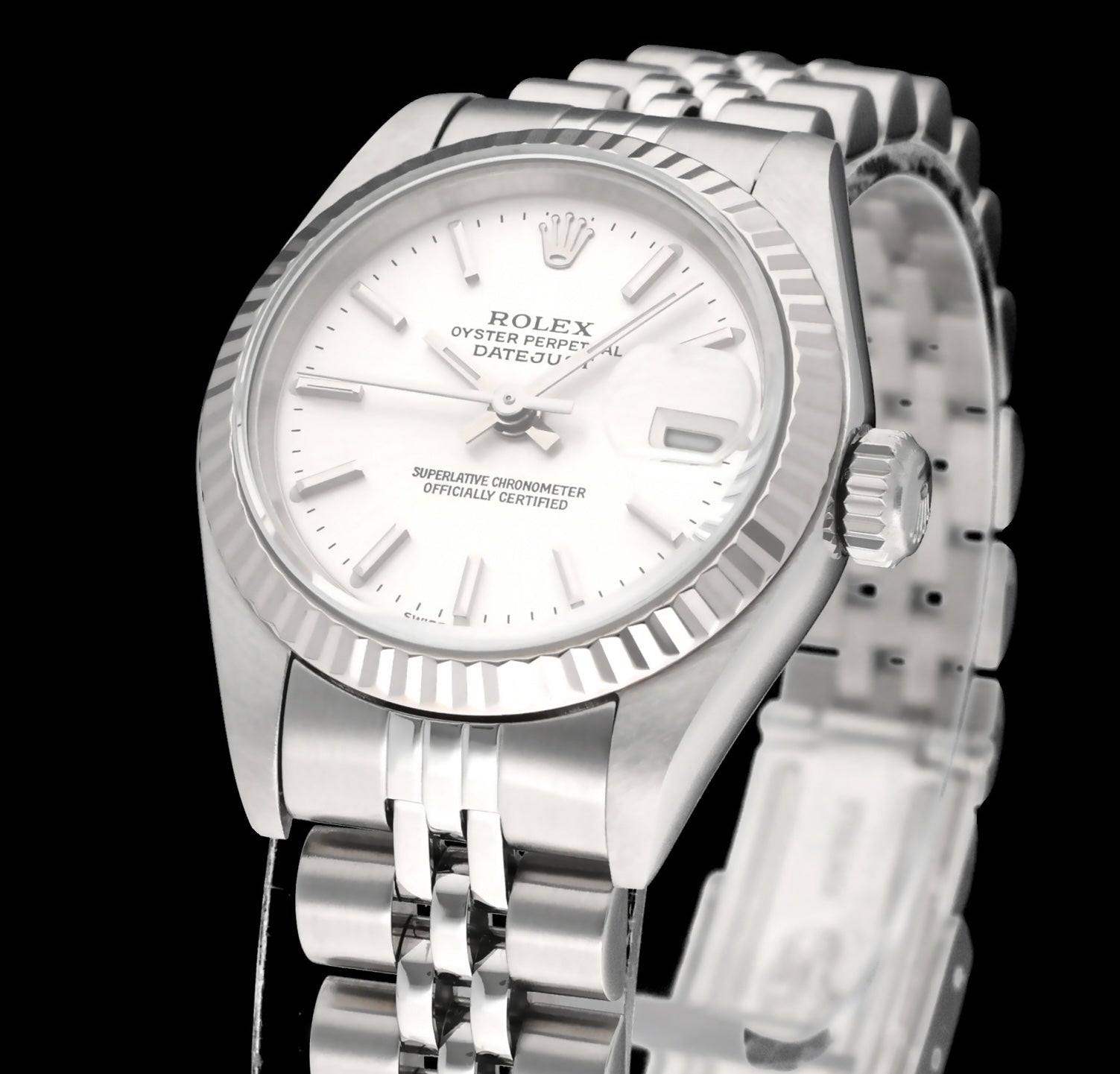 Rolex Oyster Perpetual Lady Datejust 79174 - 2003 - Rolex horloge - Rolex kopen - Rolex dames horloge - Trophies Watches