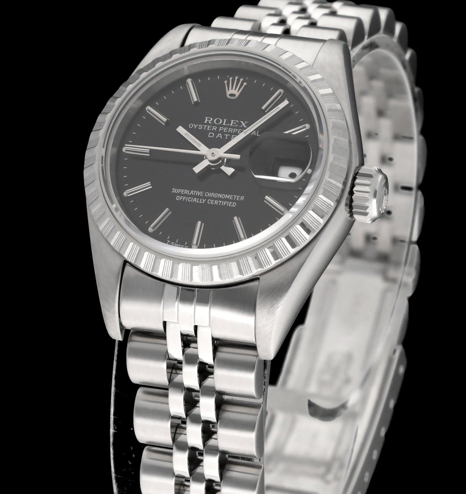 Rolex Oyster Perpetual Lady Date 69240 - 1996 - Rolex horloge - Rolex kopen - Rolex dames horloge - Trophies Watches