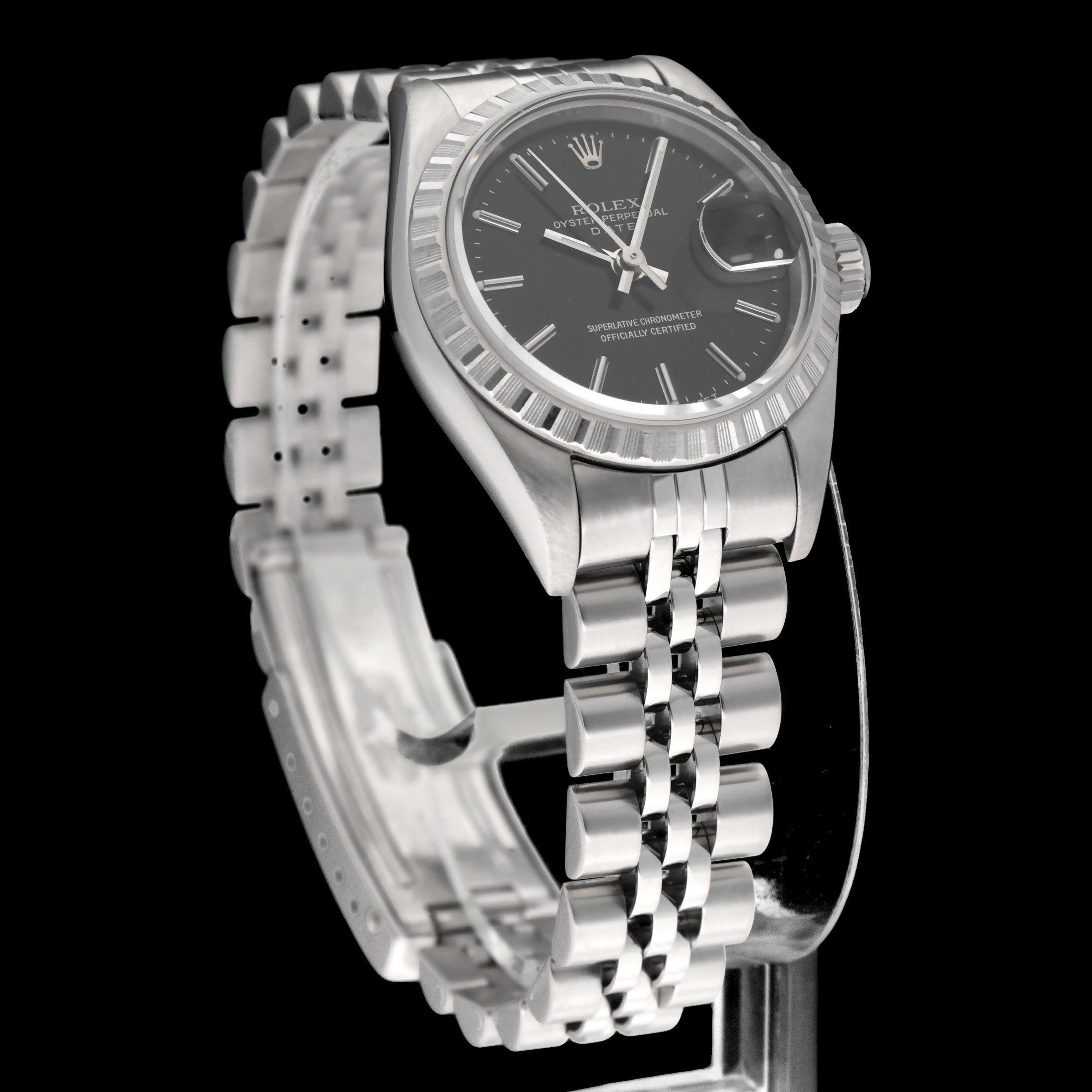 Rolex Oyster Perpetual Lady Date 69240 - 1996 - Rolex horloge - Rolex kopen - Rolex dames horloge - Trophies Watches