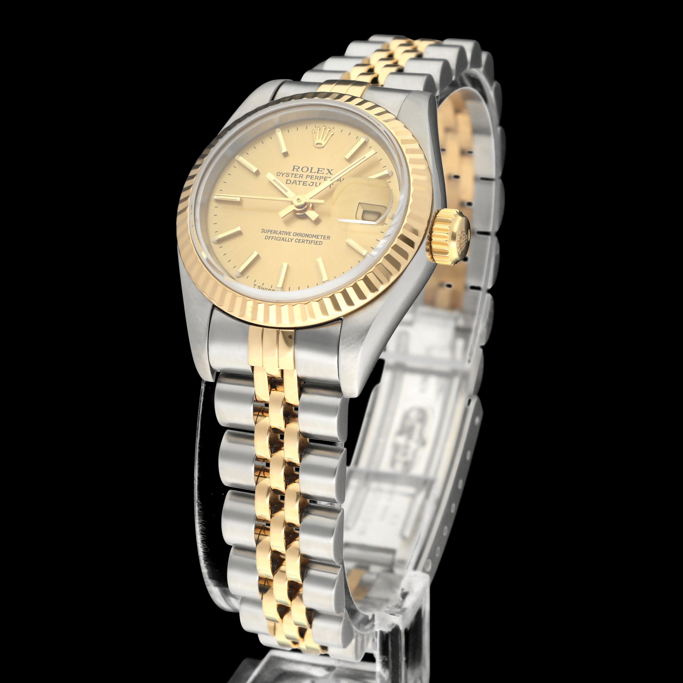 Rolex Lady-Datejust 69173 - 1996 - Rolex horloge - Rolex kopen - Rolex dames horloge - Trophies Watches