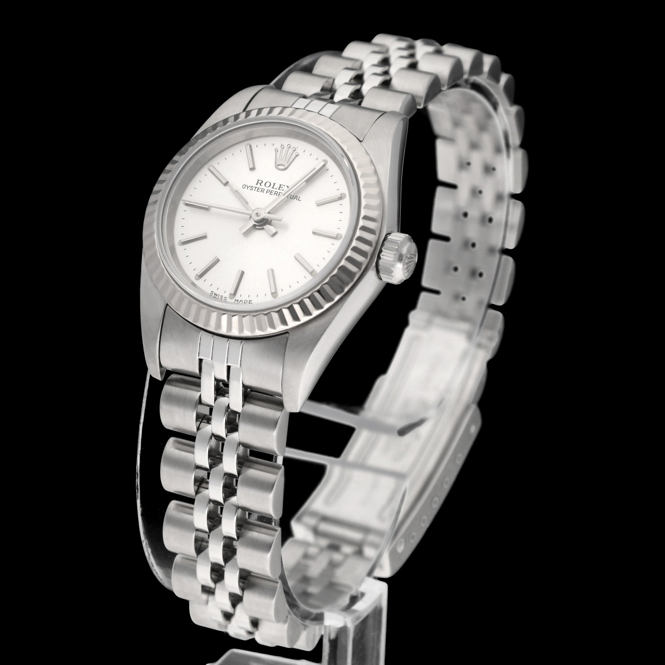 Rolex Oyster Perpetual 76094 - 2002 - Rolex horloge - Rolex kopen - Rolex dames horloge - Trophies Watches