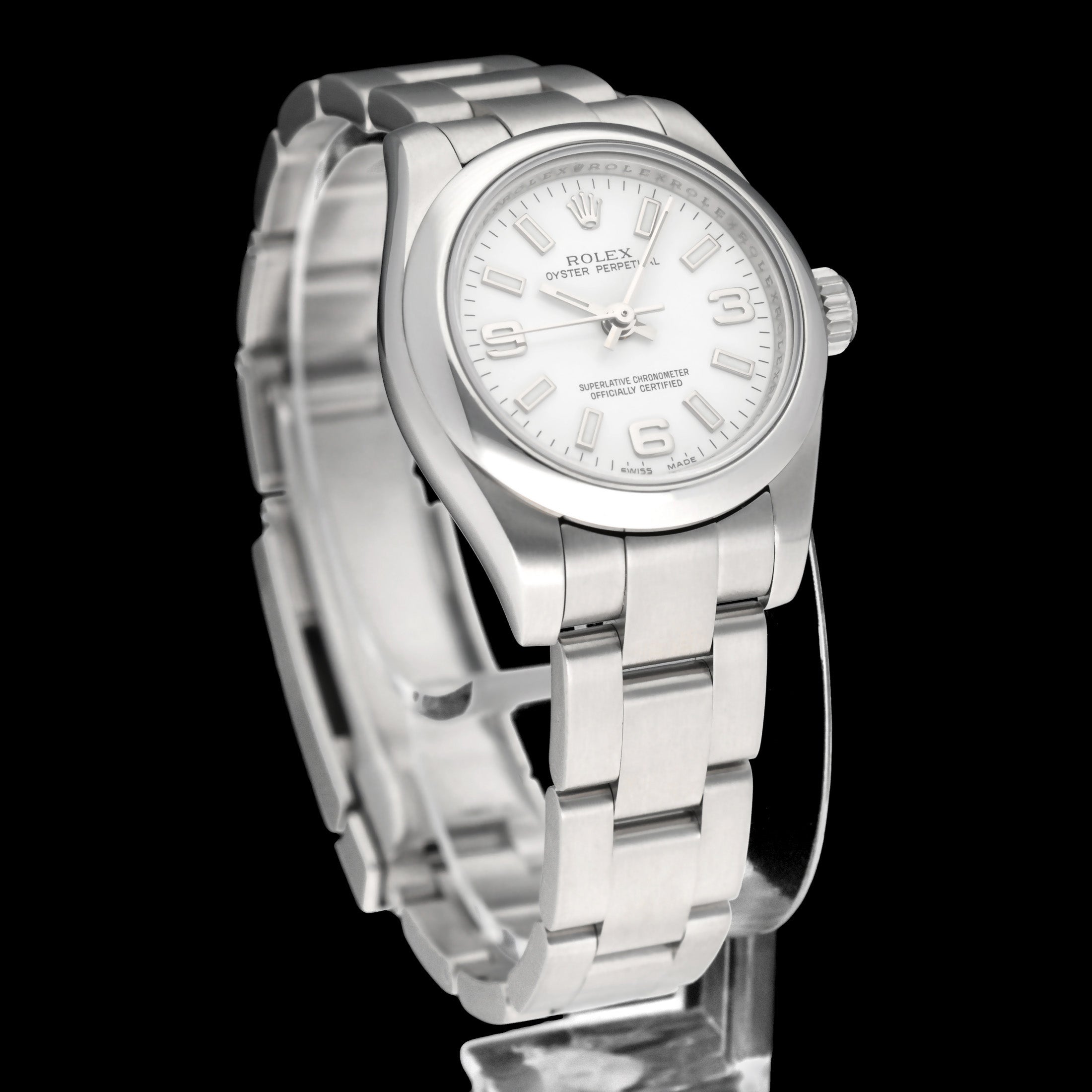 Rolex Oyster Perpetual 176200 - 2008 - Rolex horloge - Rolex kopen - Rolex dames horloge - Trophies Watches