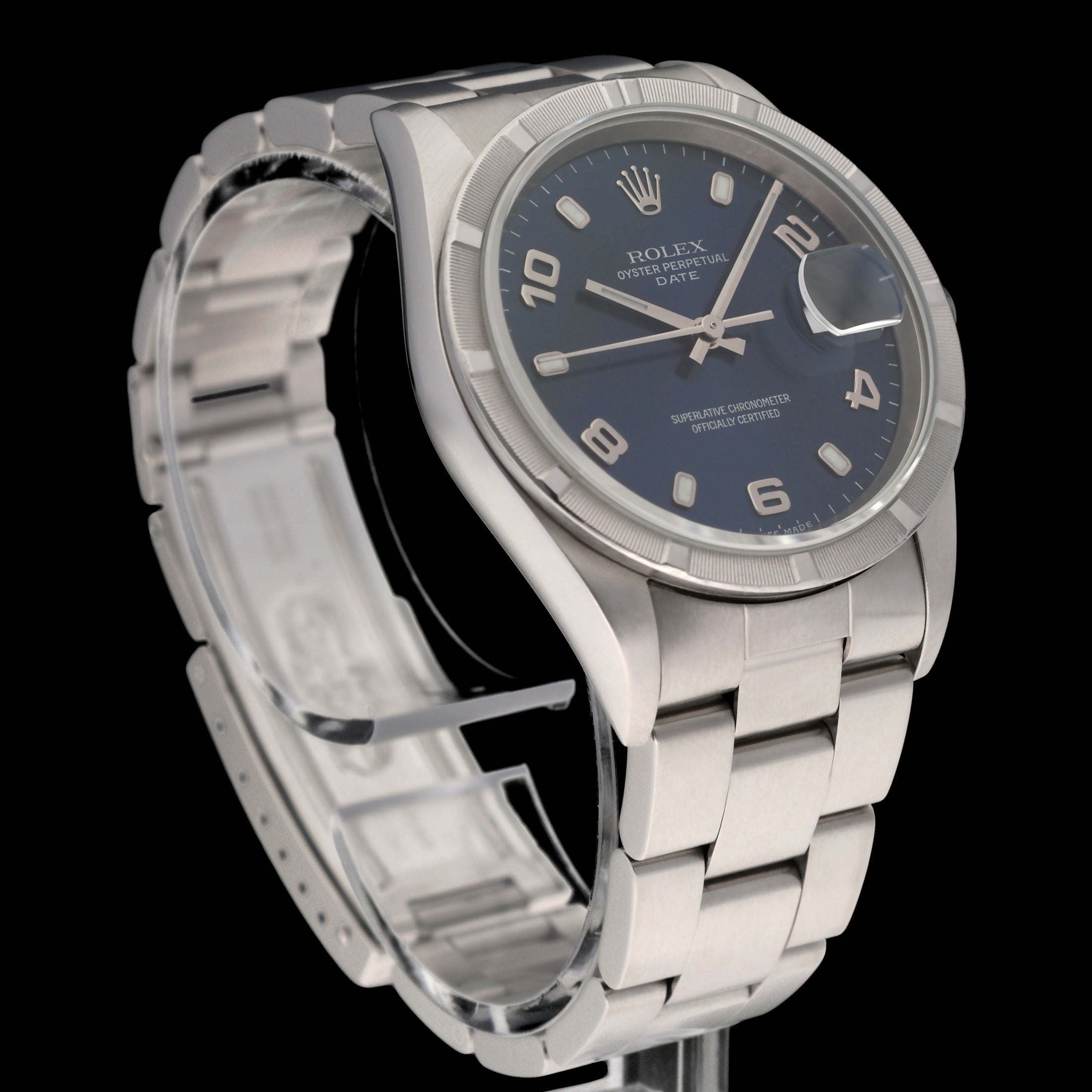 Rolex Oyster Perpetual Date 15210 - 2001 - Rolex horloge - Rolex kopen - Rolex heren horloge - Trophies Watches