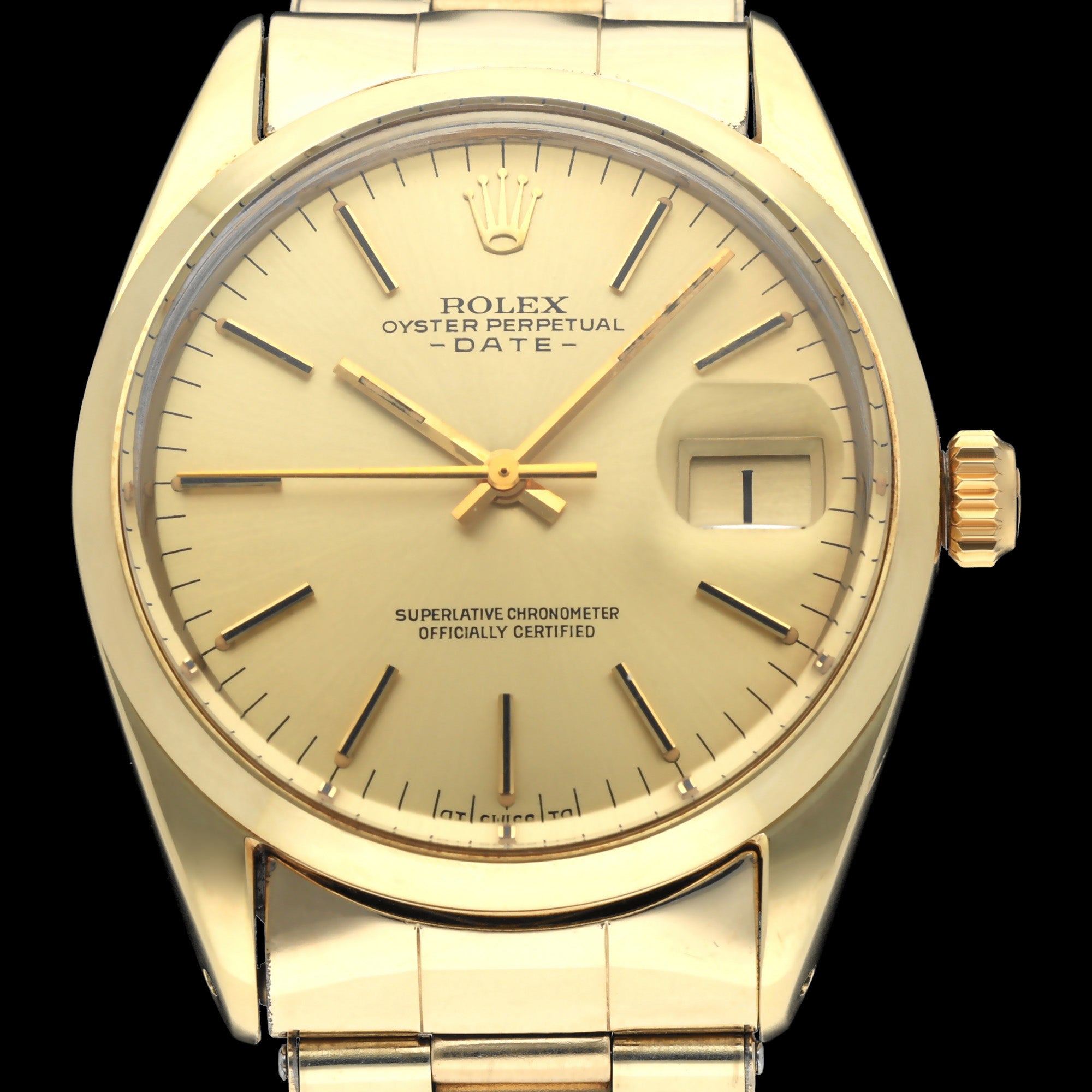 Rolex Oyster Perpetual Date 1550 - 1973 - Rolex horloge - Rolex kopen - Rolex heren horloge - Trophies Watches
