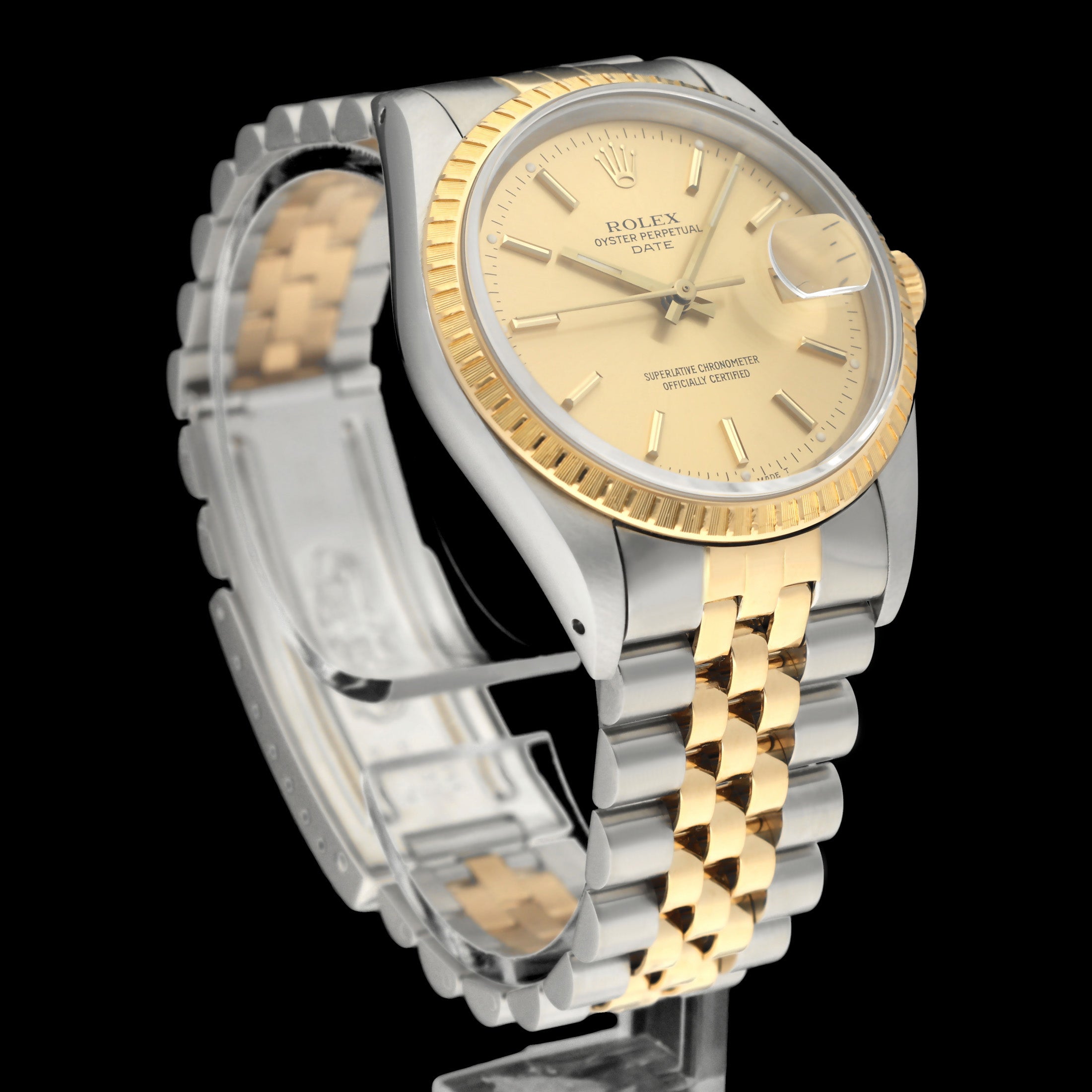 Rolex Oyster Perpetual Date 15223 - 1989 - Rolex horloge - Rolex kopen - Rolex heren horloge - Trophies Watches