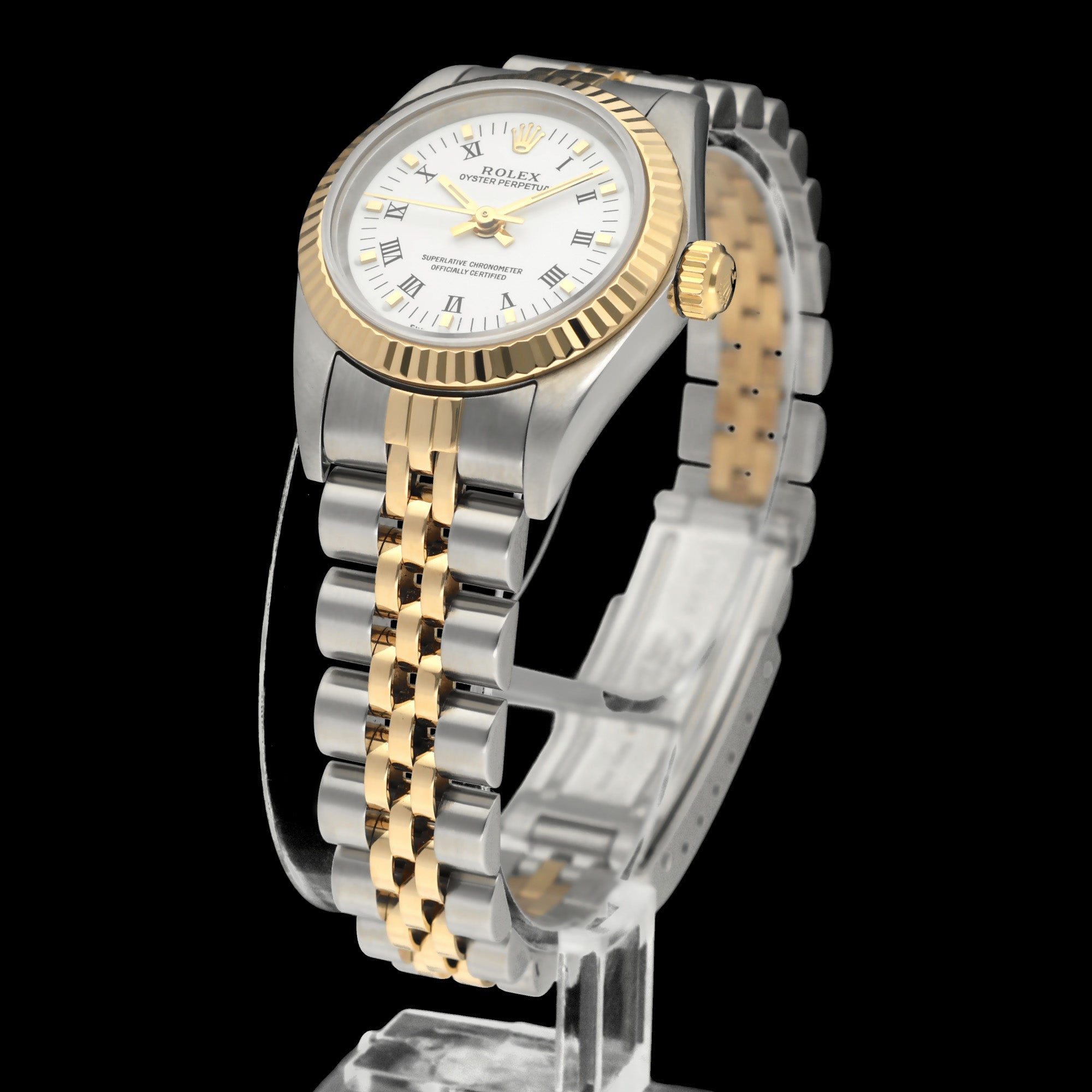 Rolex Oyster Perpetual 76193 - 2001 - Rolex horloge - Rolex kopen - Rolex dames horloge - Trophies Watches