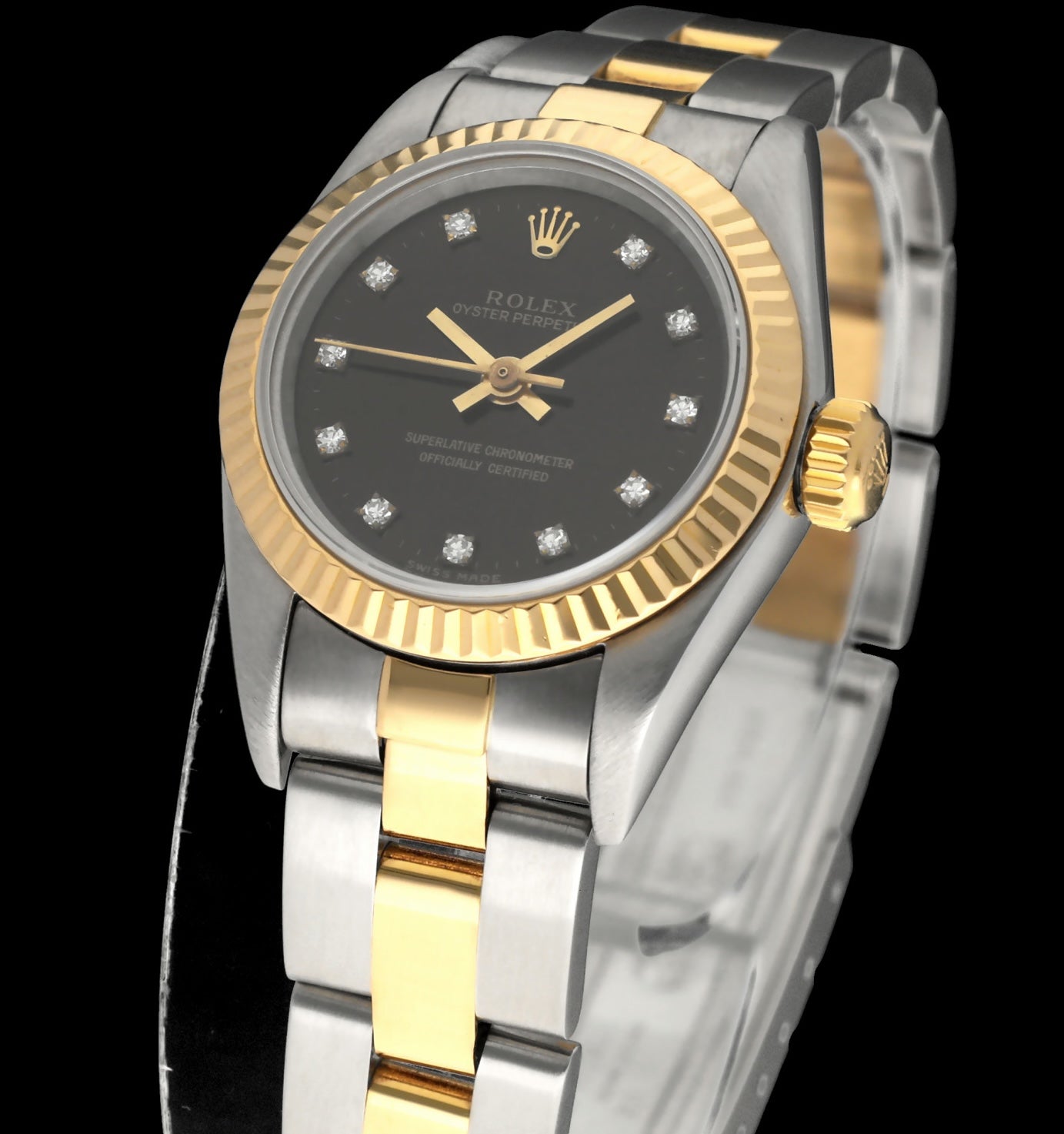 Rolex Oyster Perpetual Lady 67193G - 1999 - Rolex horloge - Rolex kopen - Rolex dames horloge - Trophies Watches