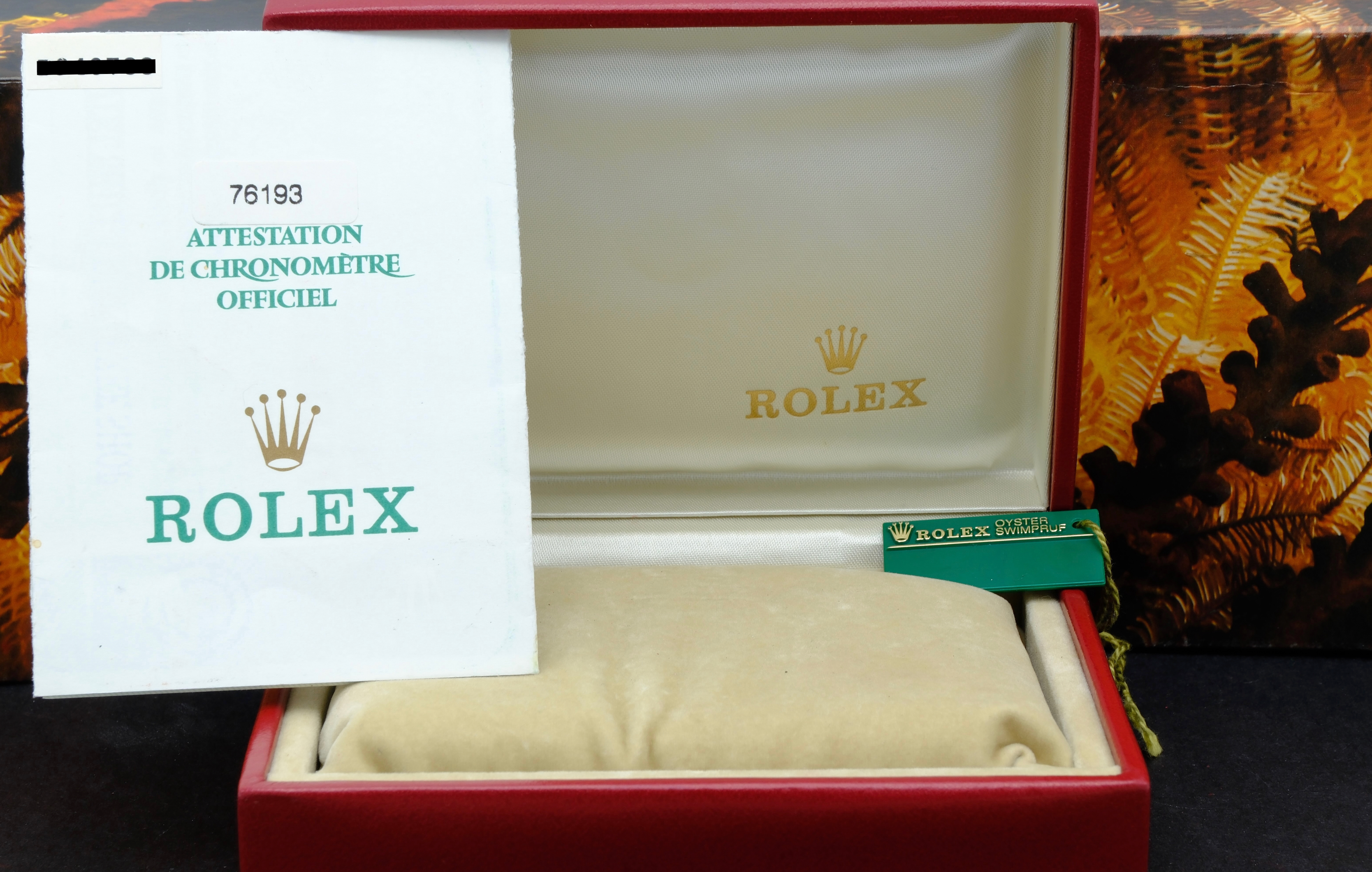 Rolex Oyster Perpetual Lady 76193, Box & Papers, 2000