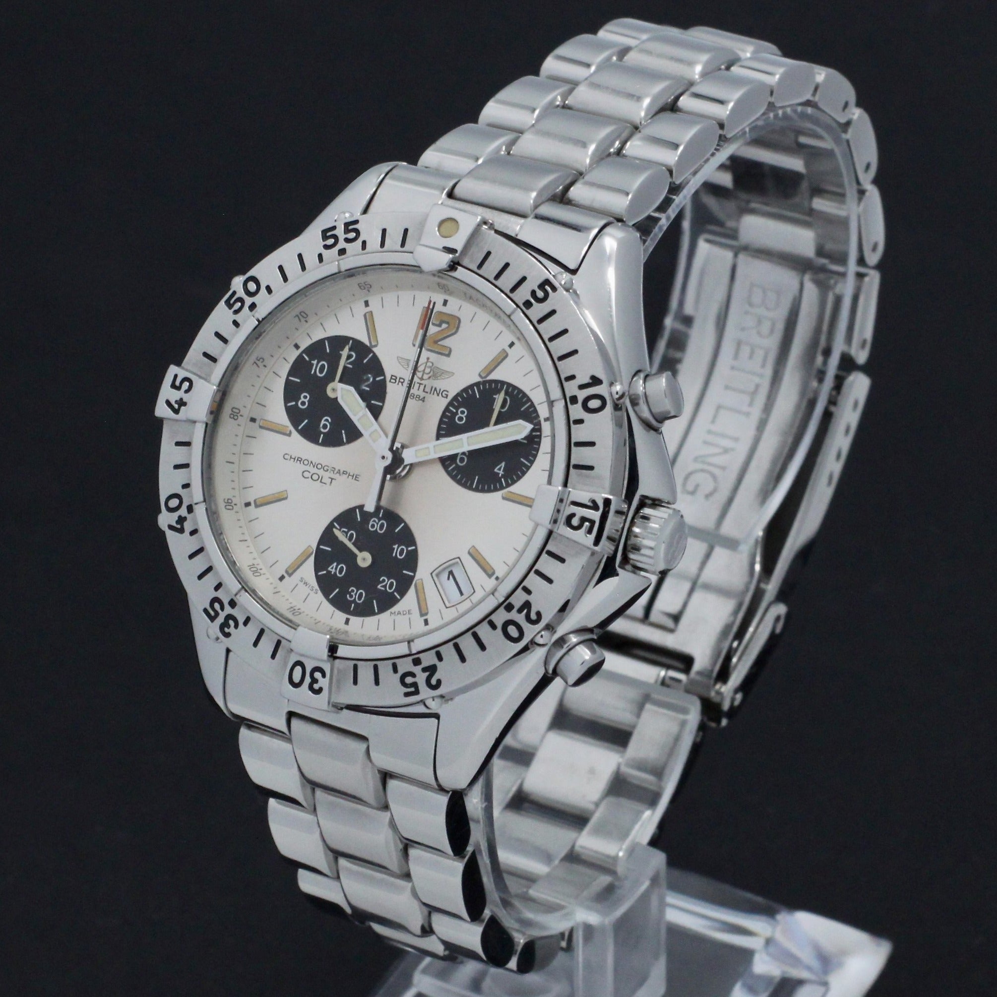 Breitling Colt Chronograph A53035 - 1996 - Breitling horloge - Breitling kopen - Breitling heren horloge - Trophies Watches