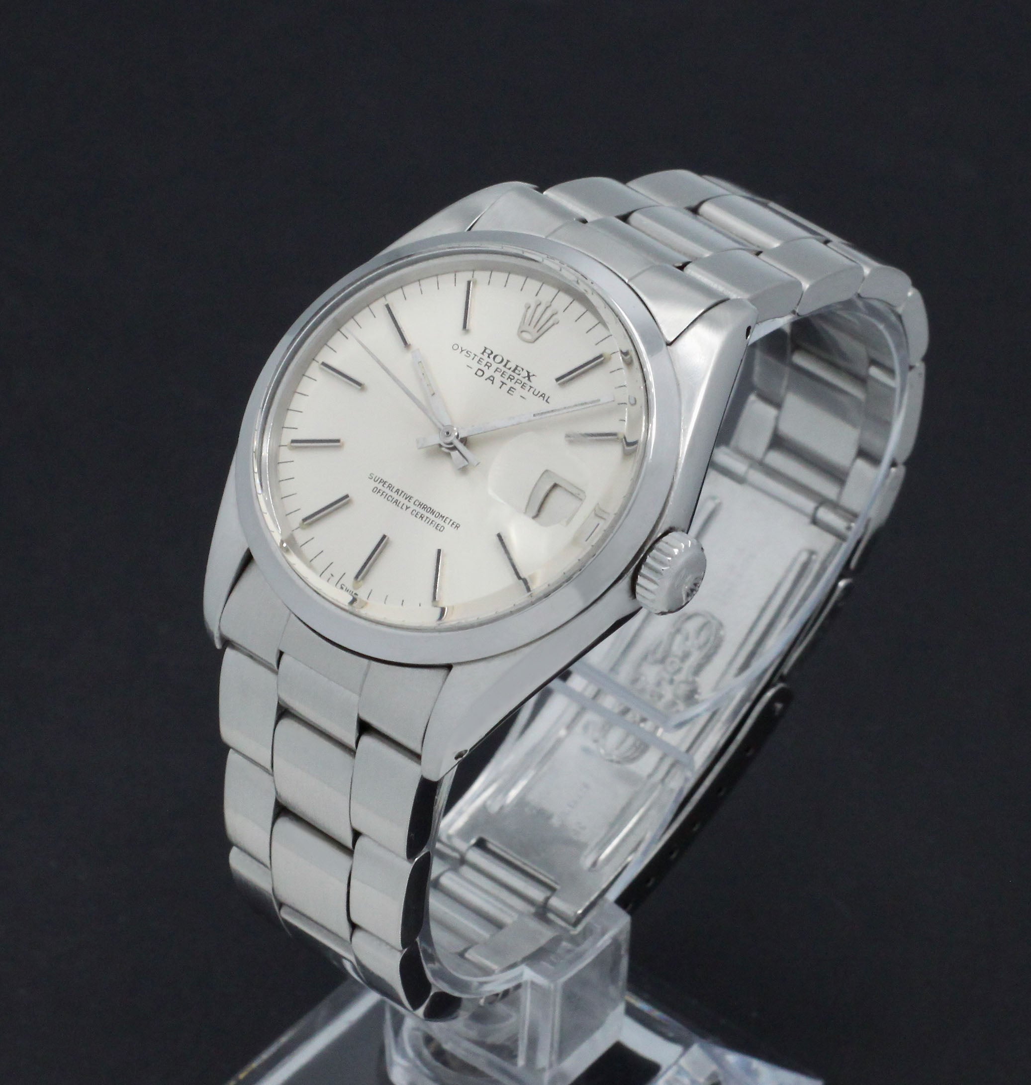 Rolex Oyster Perpetual Date 1500 serviced - 1972 - Rolex horloge - Rolex kopen - Rolex heren horloge - Trophies Watches