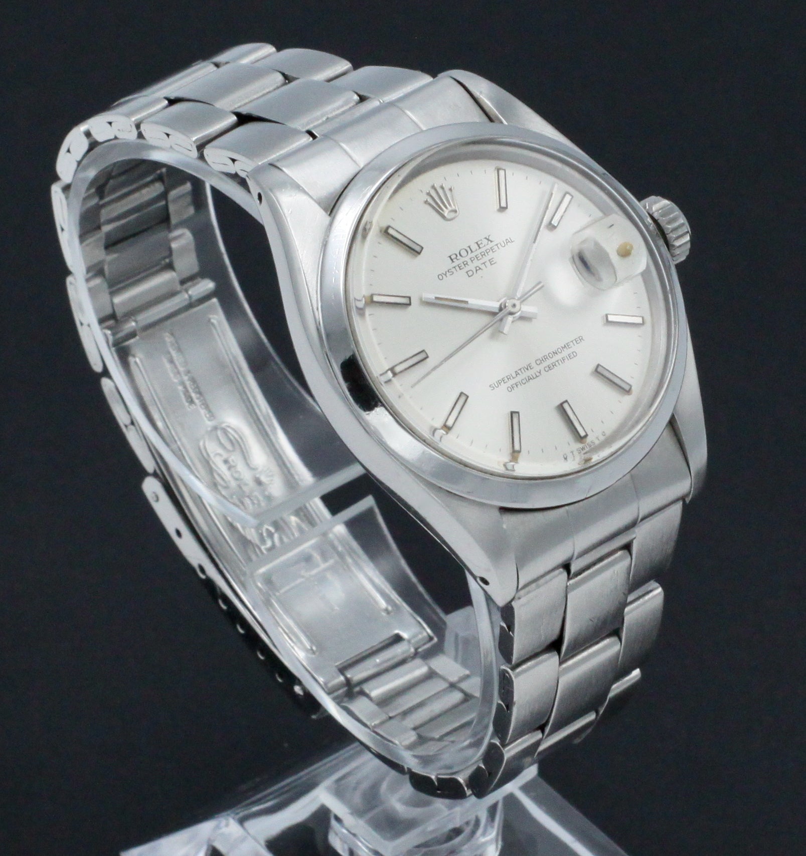 Rolex Oyster Perpetual Date 1500 - 1972 - Sigma Dial - Rolex horloge - Rolex kopen - Rolex heren horloge - Trophies Watches