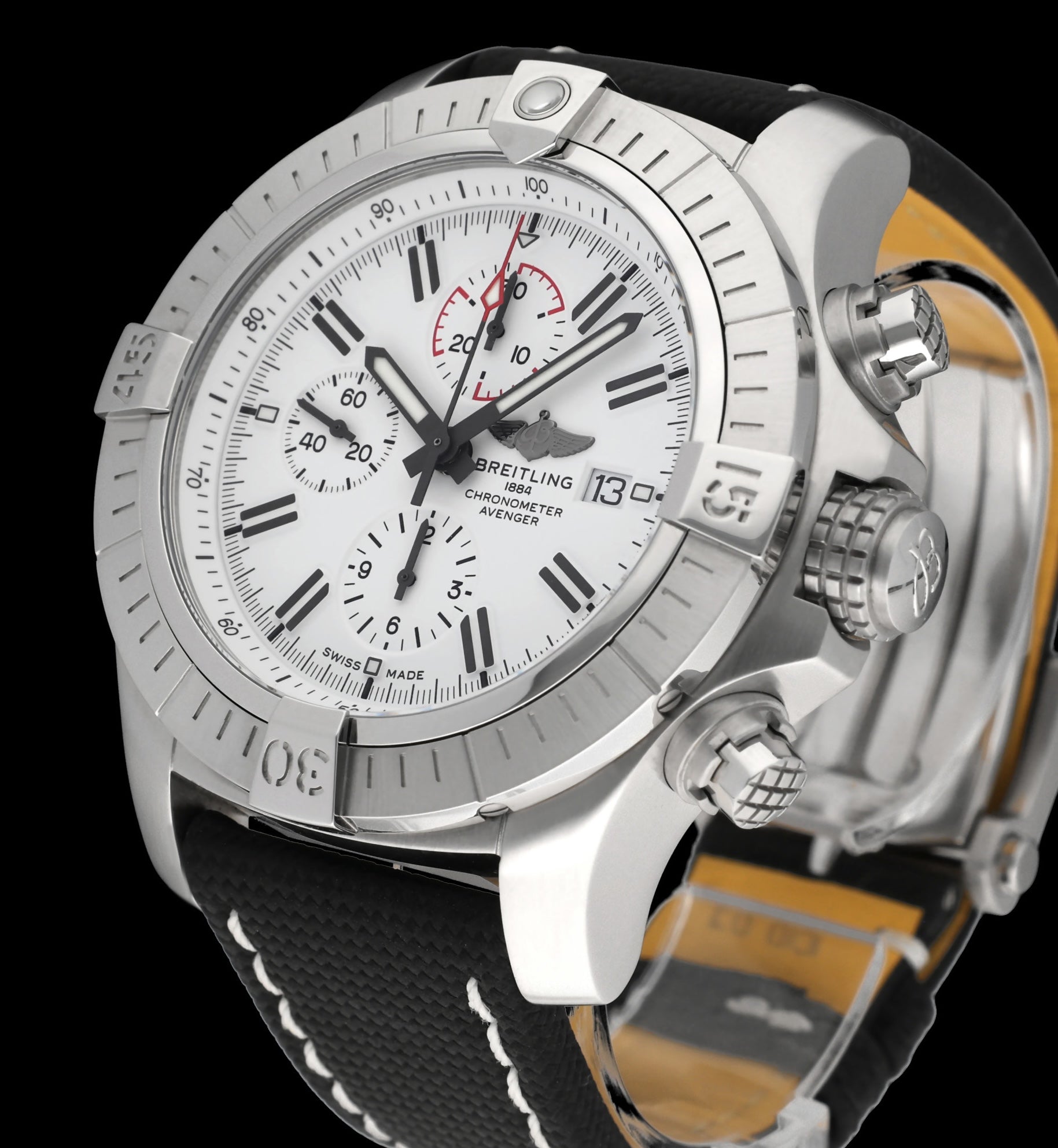 Breitling Super Avenger II A13375 - 2022 - Breitling horloge - Breitling kopen - Breitling heren horloge - Trophies Watches