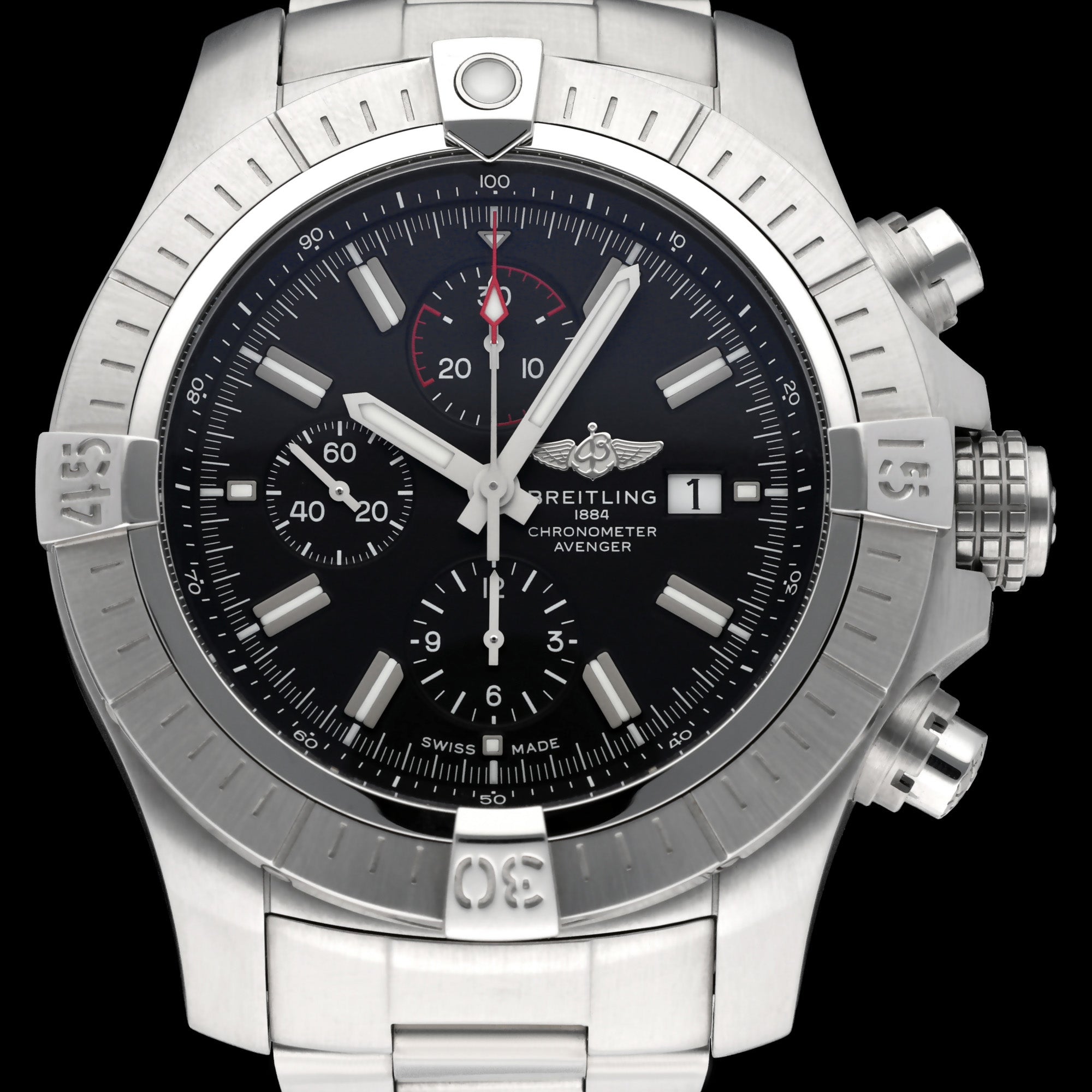 Breitling Super Avenger II A13375 - 2020 - Breitling horloge - Breitling kopen - Breitling heren horloge - Trophies Watches