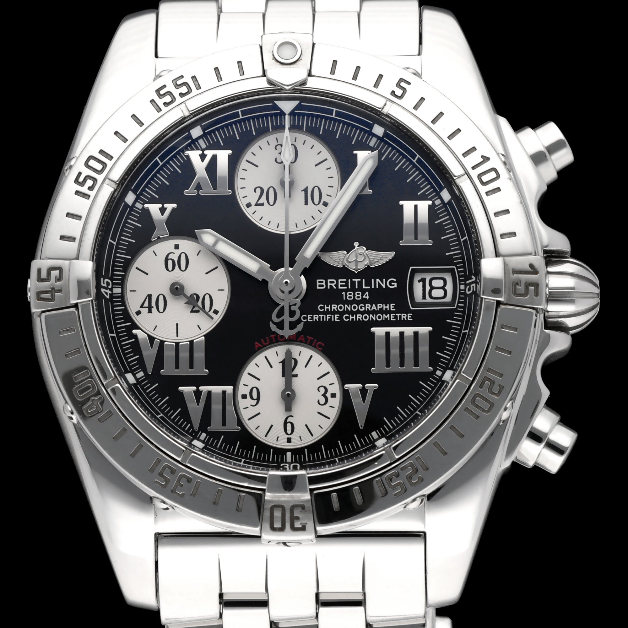 Breitling Chrono Cockpit A13358 - 2008 - Breitling horloge - Breitling kopen - Breitling heren horloge - Trophies Watches