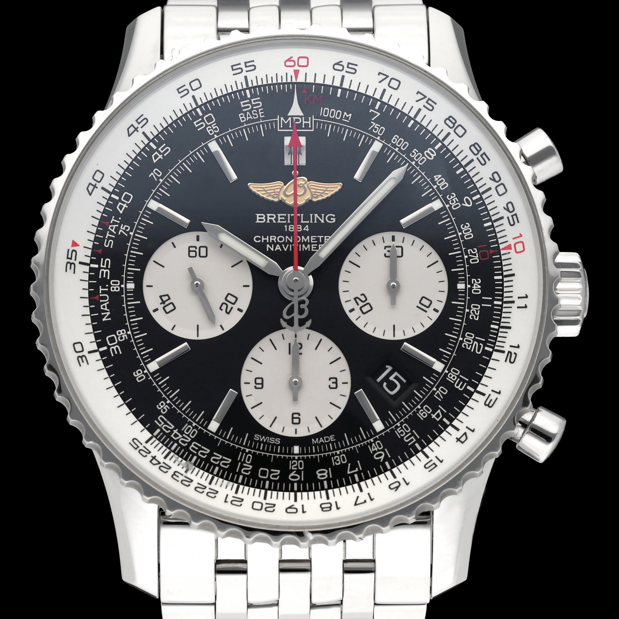 Breitling Navitimer 01 AB0121 - 2019 - Breitling horloge - Breitling kopen - Breitling heren horloge - Trophies Watches