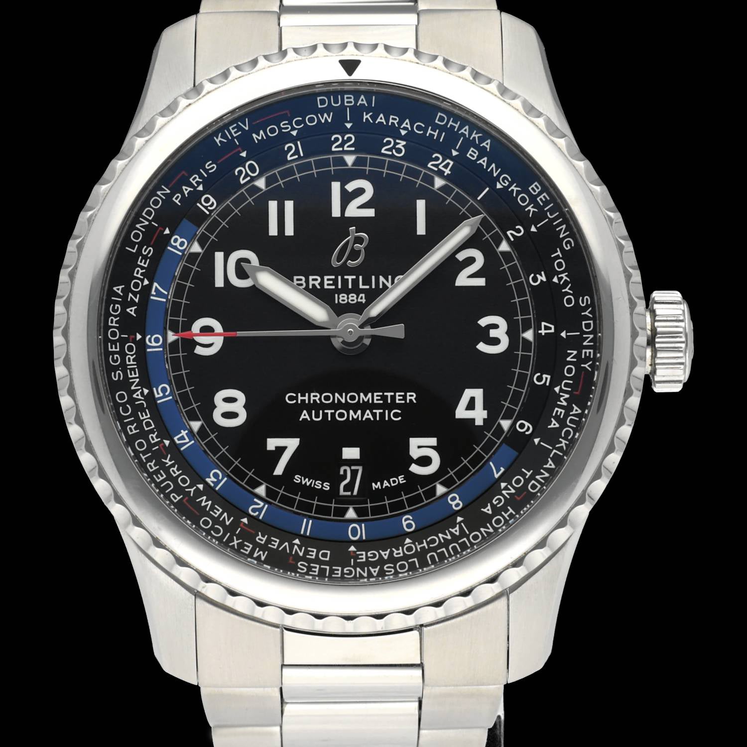 Breitling Aviator 8 AB3521  - 2020 - Breitling horloge - Breitling kopen - Breitling heren horloge - Trophies Watches