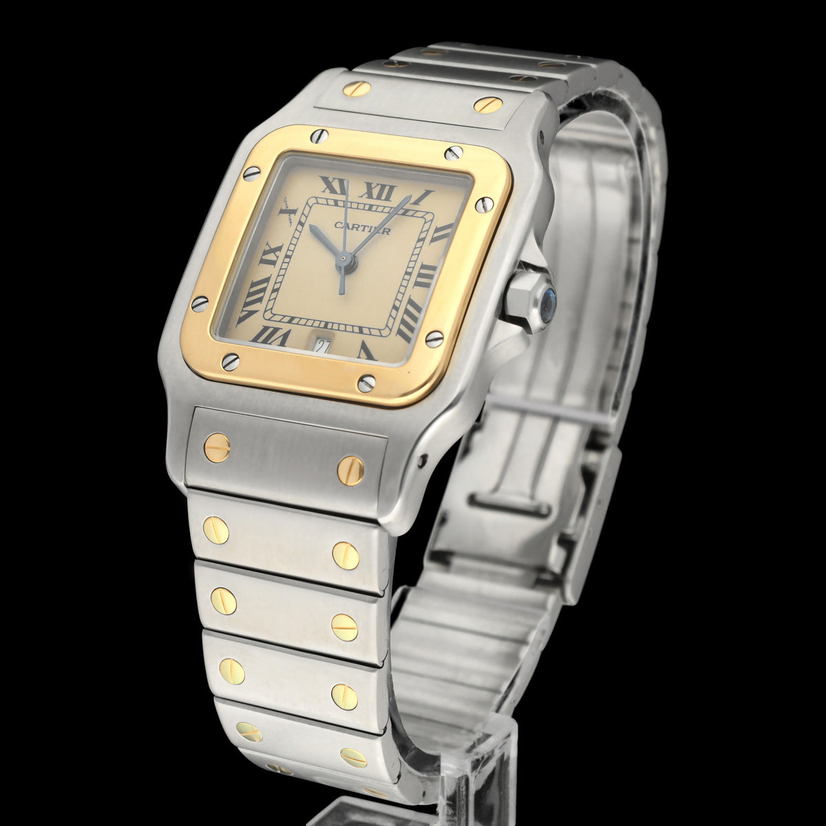 Cartier Santos Galbée W20011C4 - Cartier horloge - Cartier kopen - Cartier heren horloge - Trophies Watches
