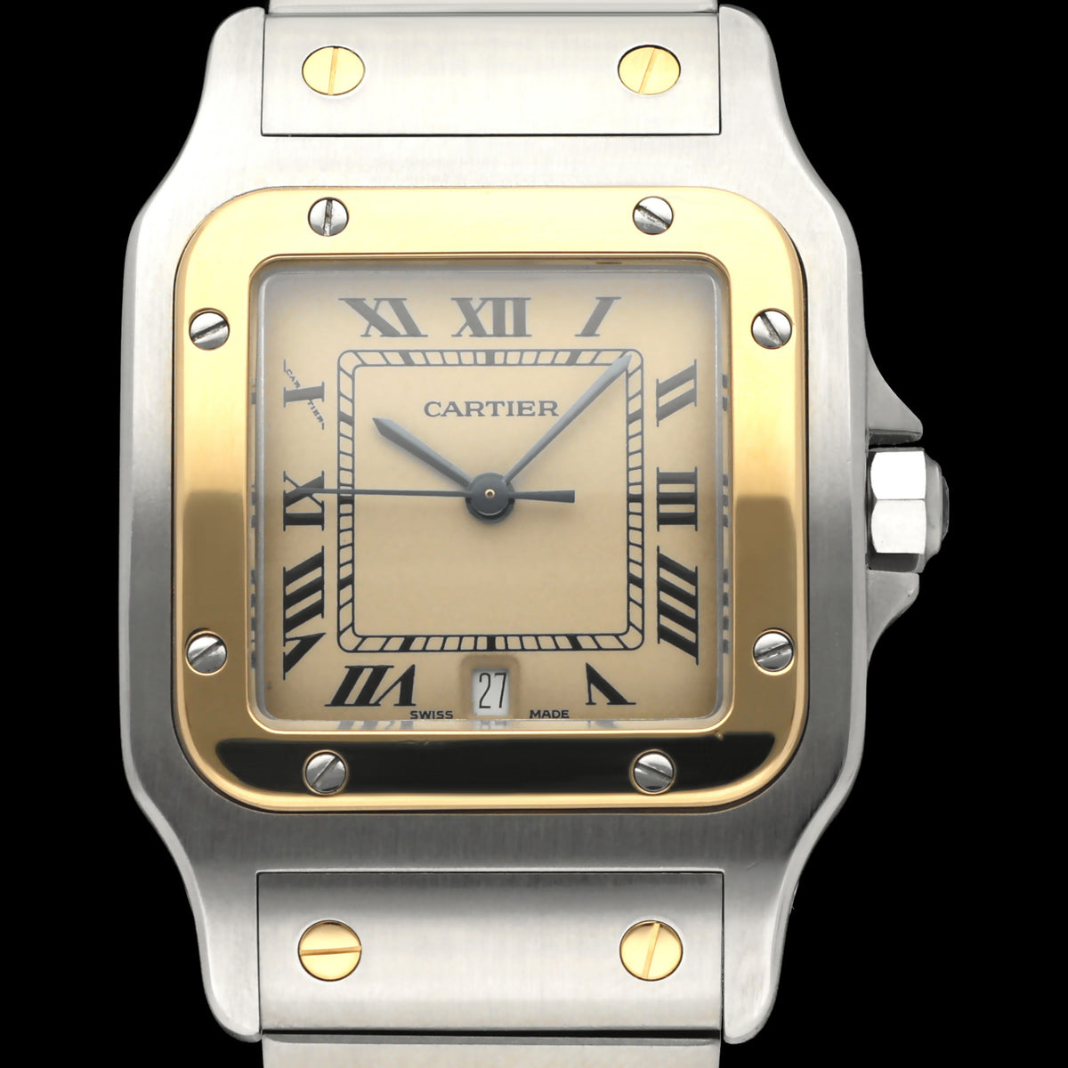 Cartier Santos Galbée W20011C4 - Cartier horloge - Cartier kopen - Cartier heren horloge - Trophies Watches