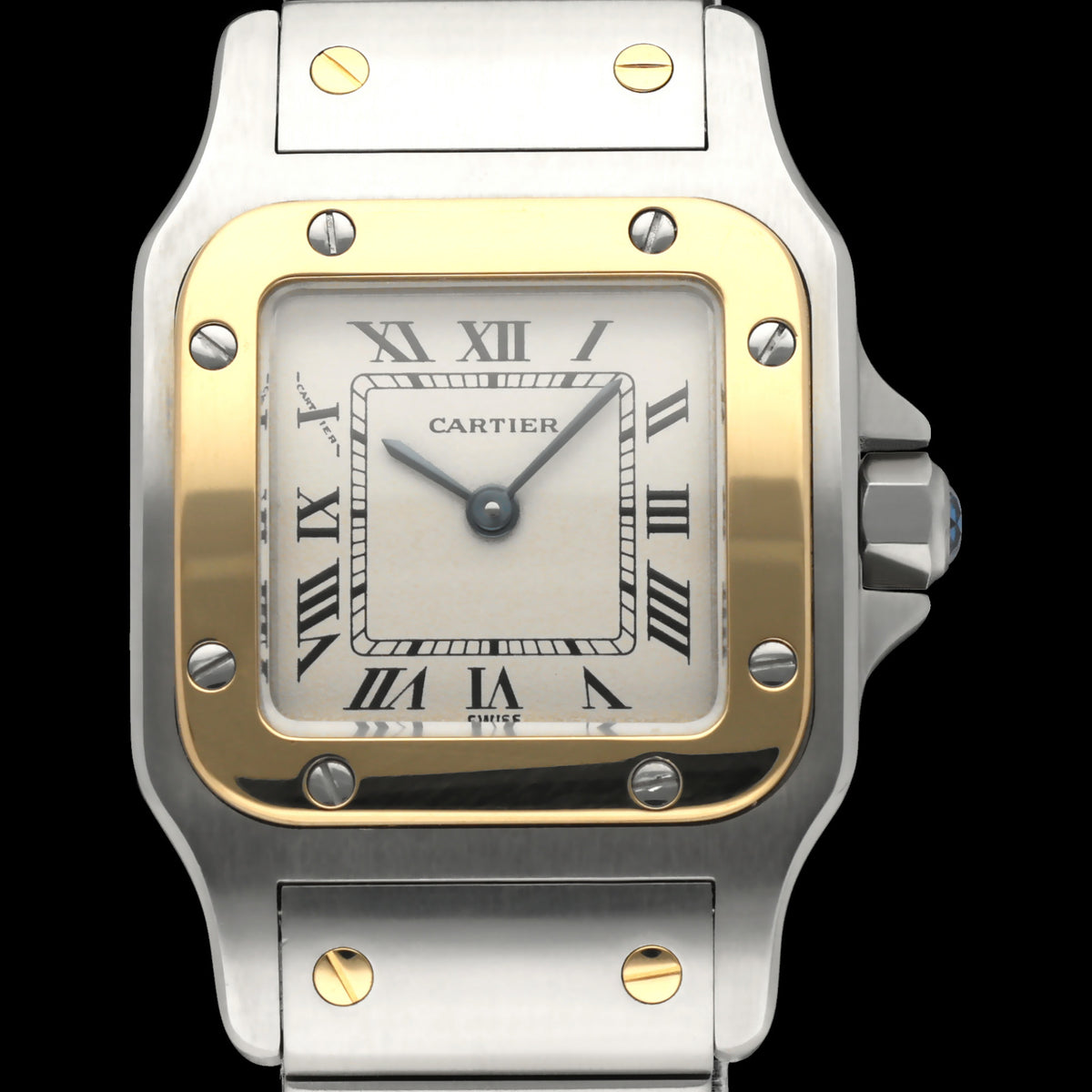 Cartier Santos Galbée W20012C4 - Cartier horloge - Cartier kopen - Cartier heren horloge - Trophies Watches