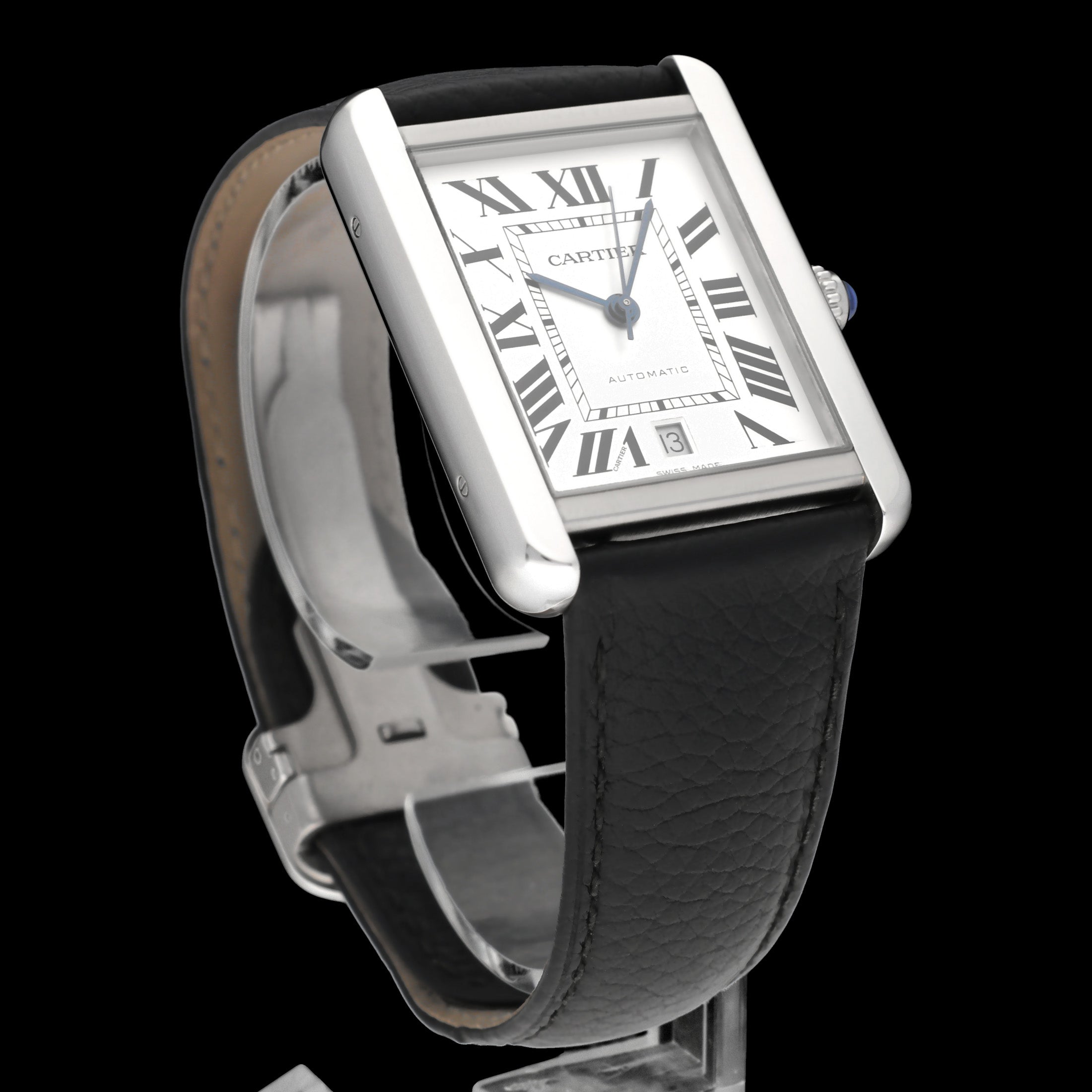 Cartier Tank Solo WSTA0029 - Cartier horloge - Cartier kopen - Cartier heren horloge - Trophies Watches