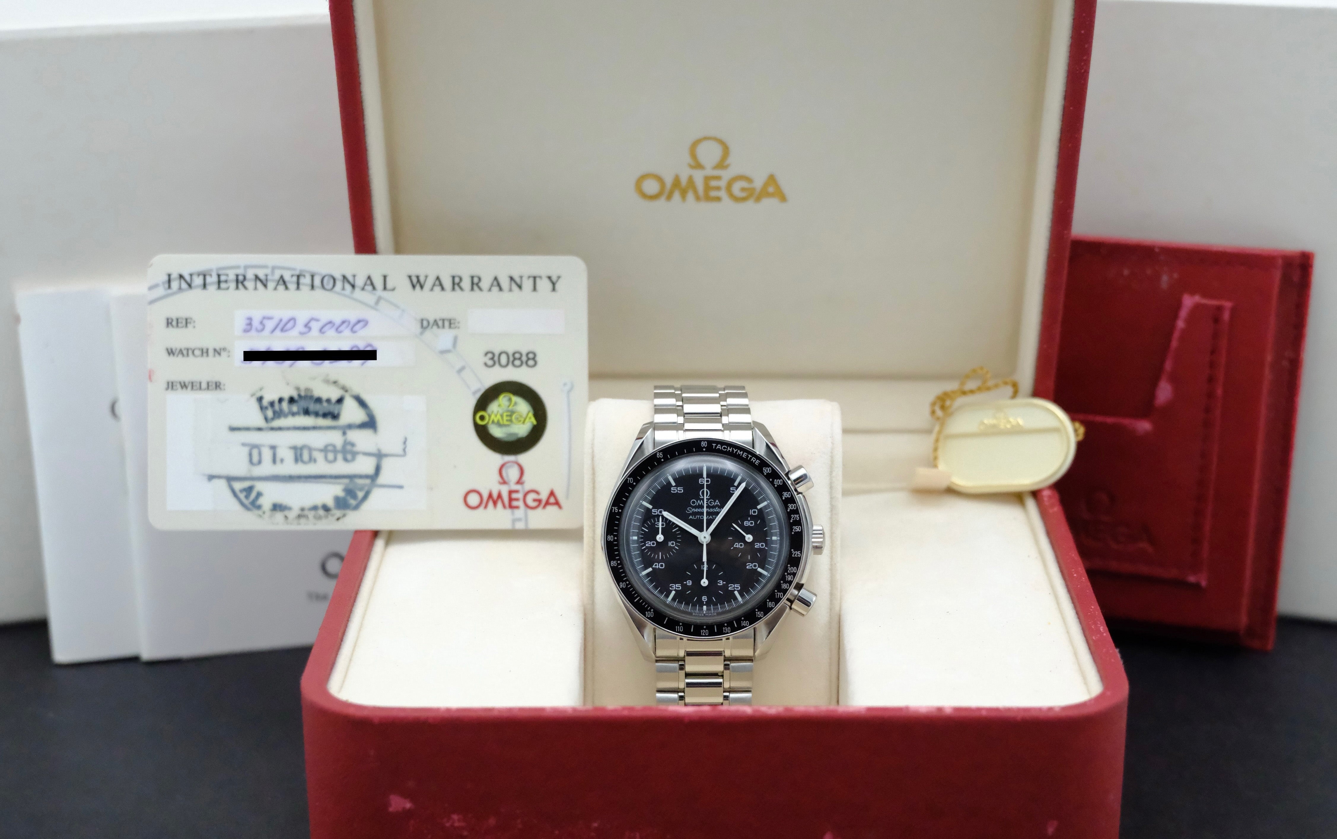 Omega Speedmaster Reduced 3510.50.00 - 2001 - Omega horloge - Omega kopen - Omega heren horloge - Trophies Watches