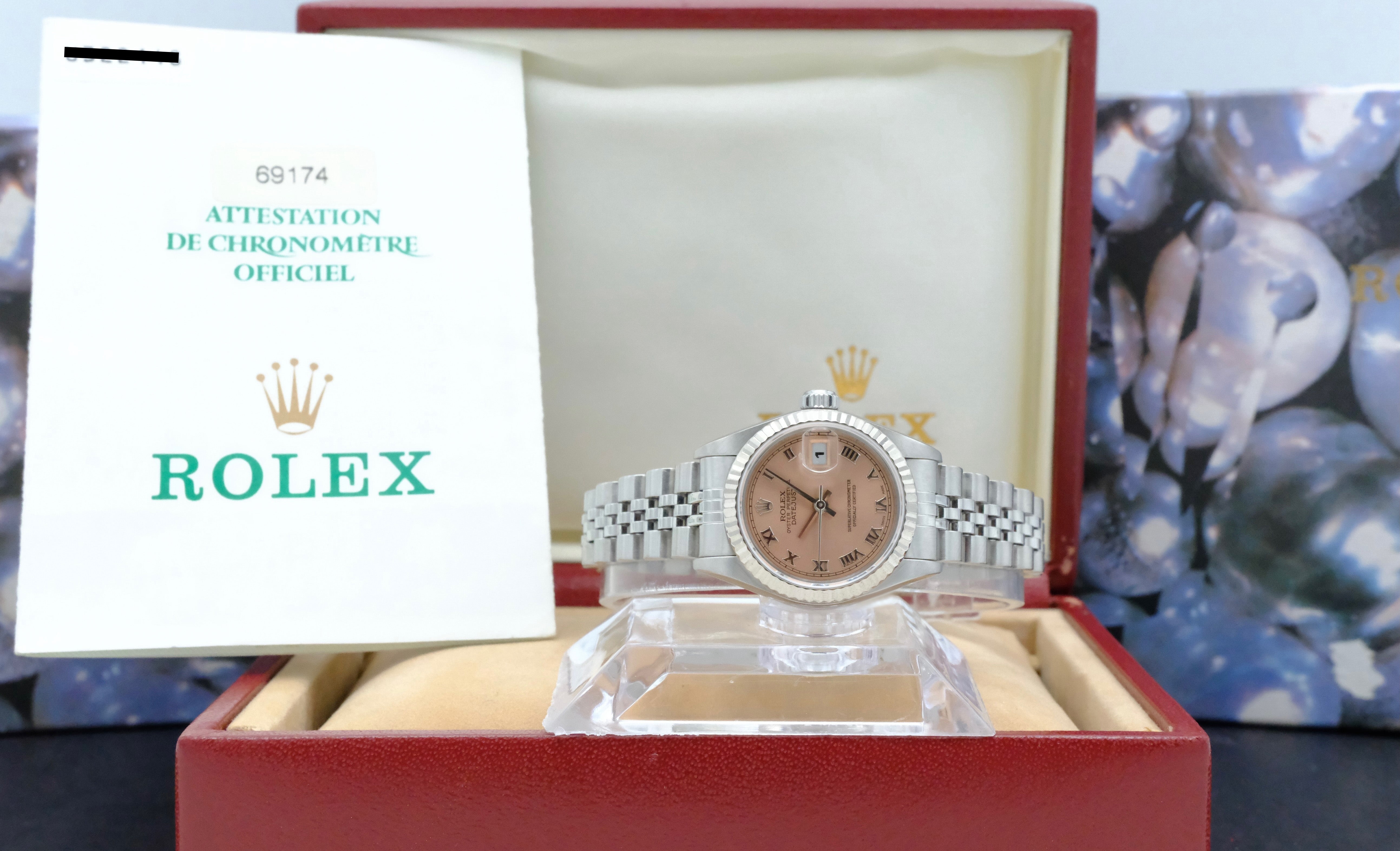 Rolex Oyster Perpetual Lady Datejust 69174 - 1998 - Rolex horloge - Rolex kopen - Rolex dames horloge - Trophies Watches