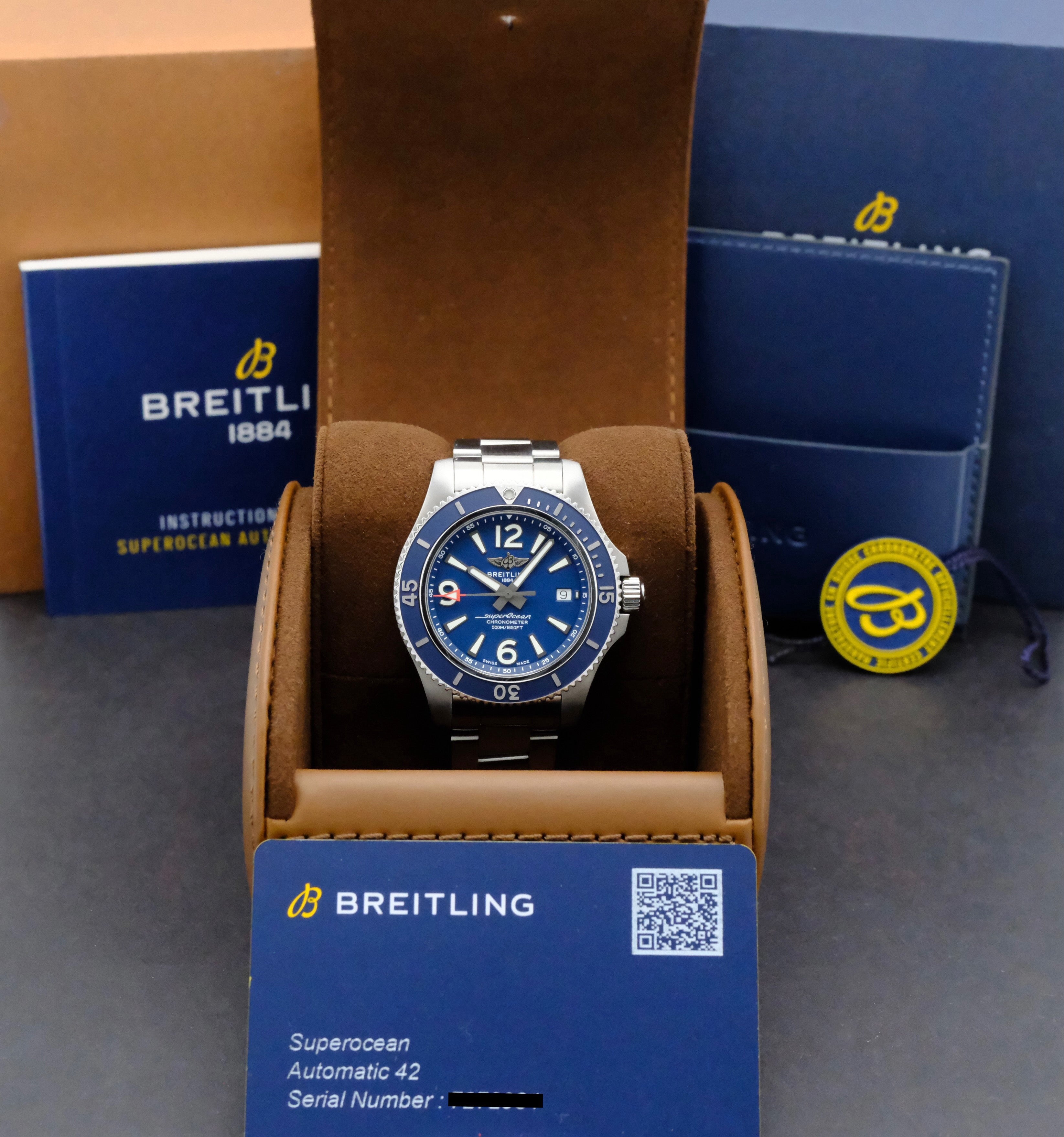Breitling Superocean 42 A17366 - 2020 - Breitling horloge - Breitling kopen - Breitling heren horloge - Trophies Watches