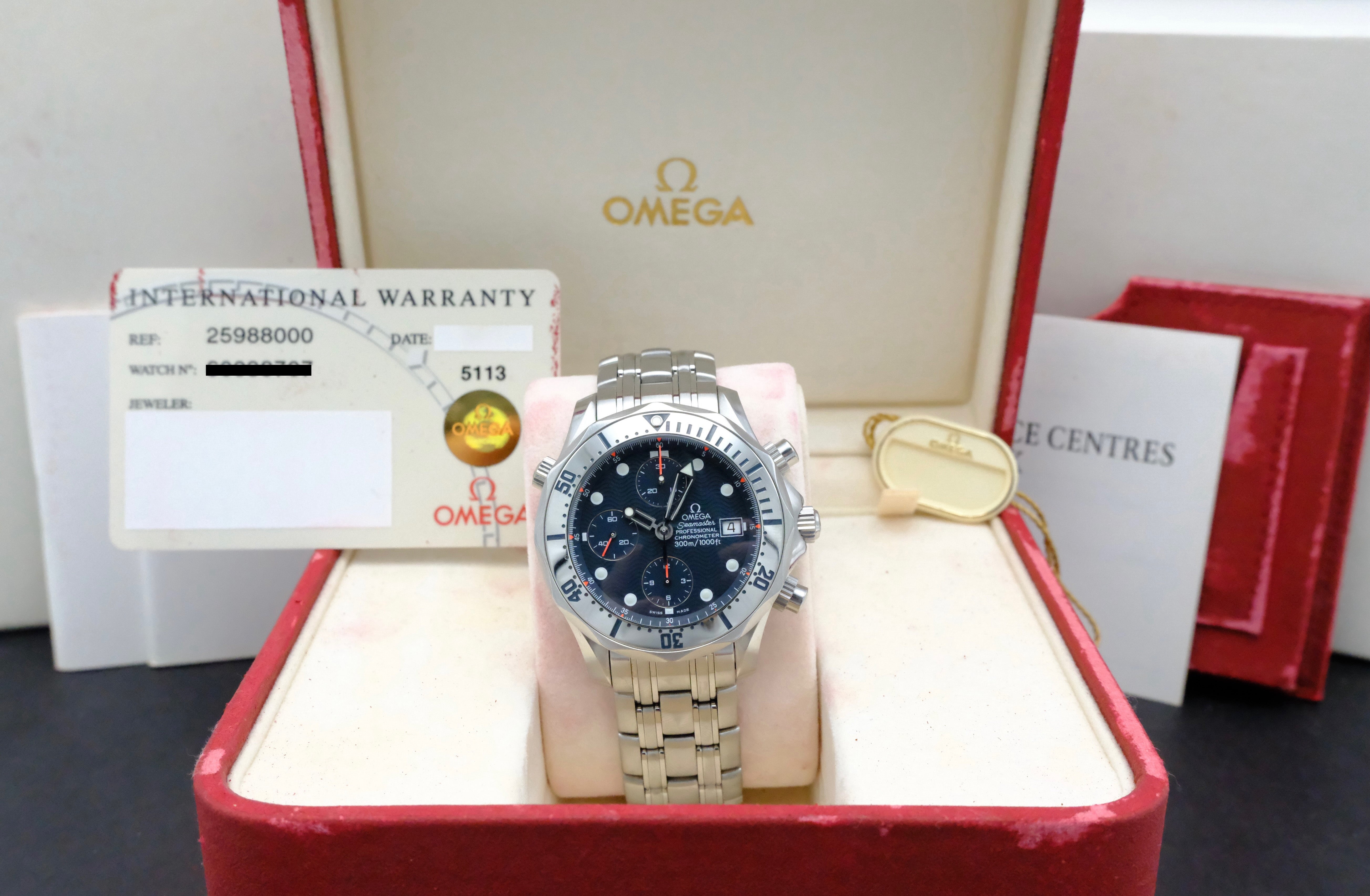 Omega Seamaster Diver 300 M 2589.30.00 - 1999 - Omega horloge - Omega kopen - Omega heren horloge - Trophies Watches