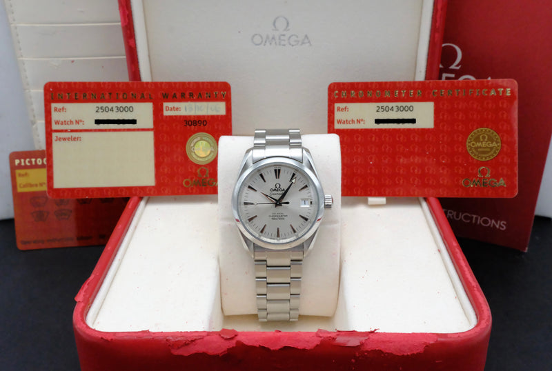 Omega Seamaster Aqua Terra Co-axial 2504.30.00 - 2013 - Omega horloge - Omega kopen - Omega heren horloge - Trophies Watches