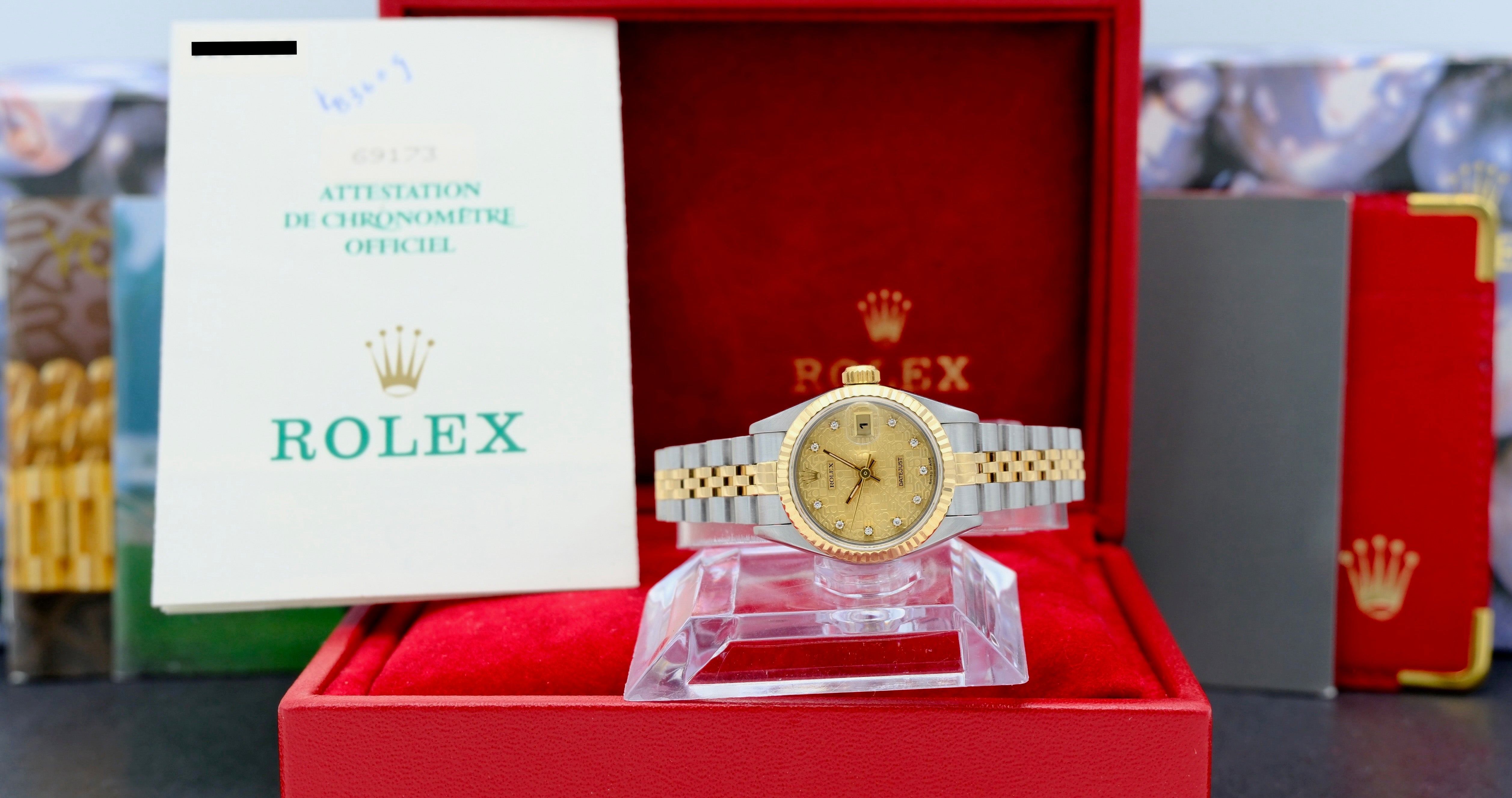 Rolex Lady-Datejust 69173G - 1995 - Rolex horloge - Rolex kopen - Rolex dames horloge - Trophies Watches