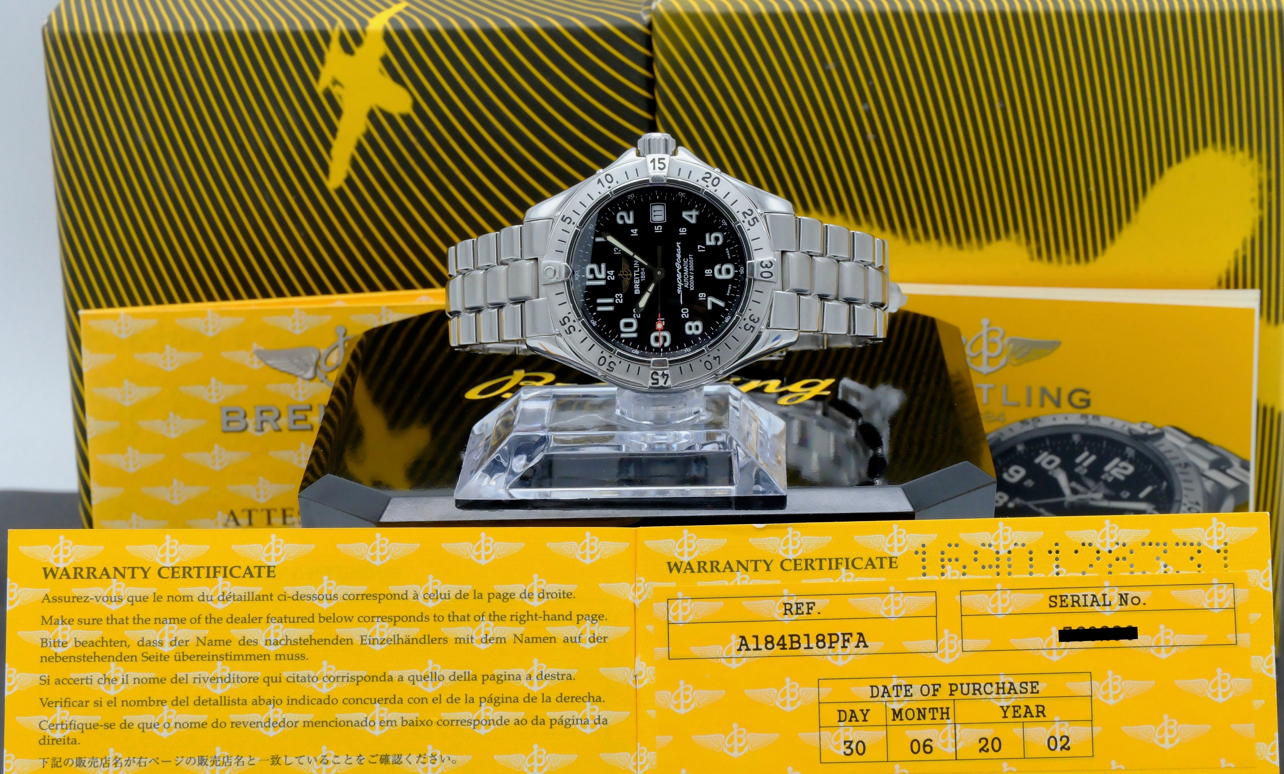 Breitling Superocean A17340 - 2002 - Breitling horloge - Breitling kopen - Breitling heren horloge - Trophies Watches