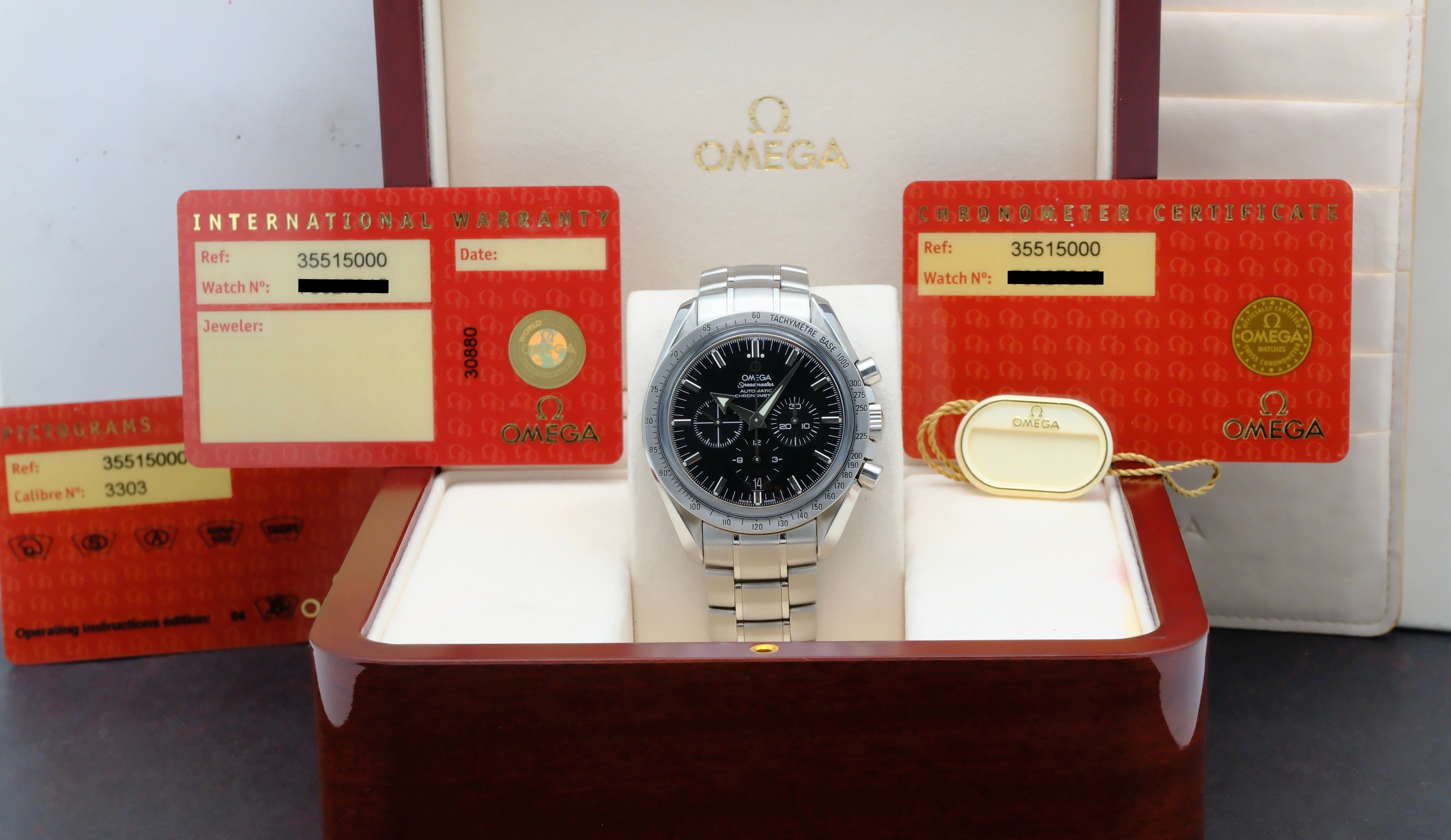 Omega Speedmaster Broad Arrow 3551.50.00 - 2000 - Omega horloge - Omega kopen - Omega heren horloges - Trophies Watches
