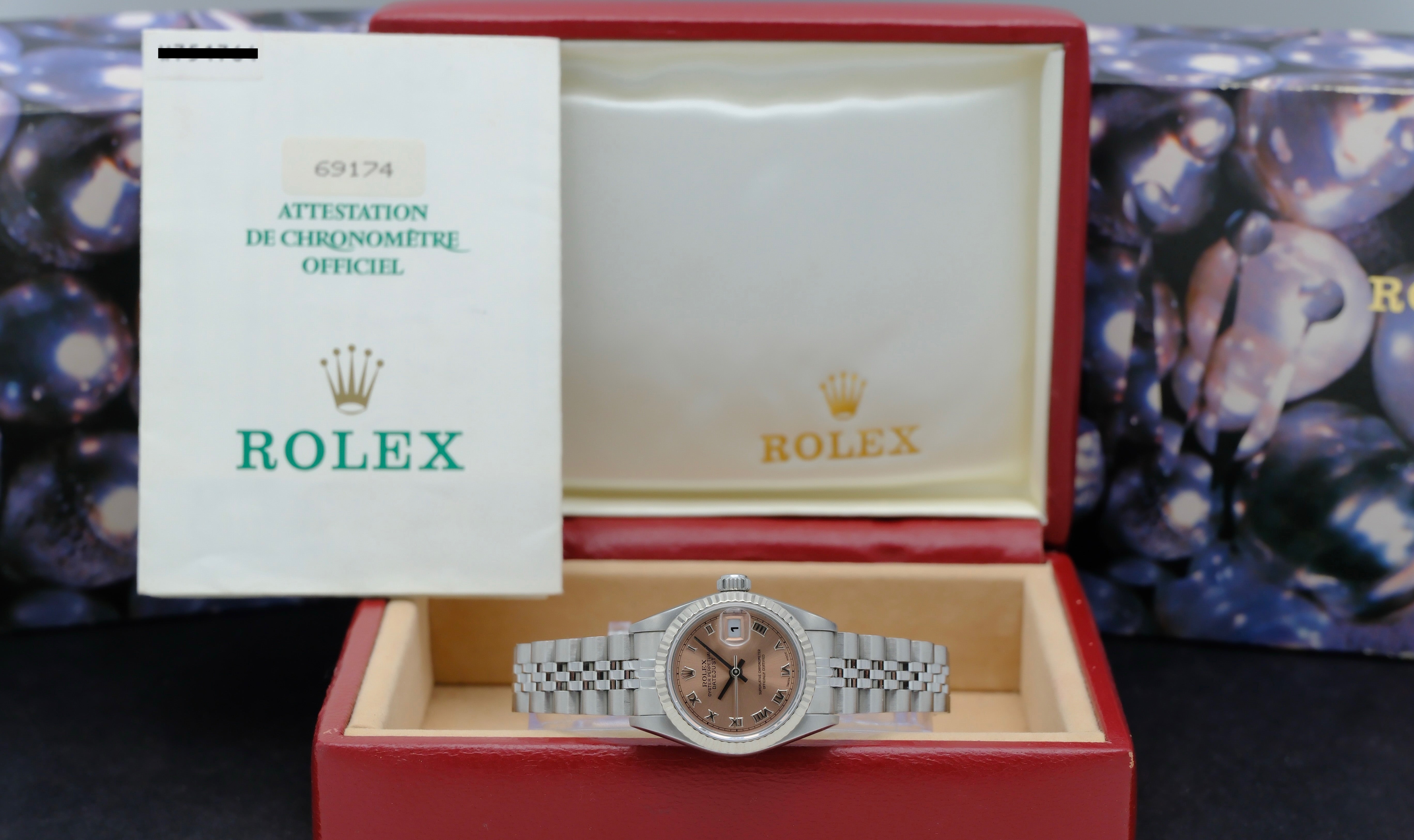 Rolex Oyster Perpetual Lady Datejust 69174 - 1996 - Rolex horloge - Rolex kopen - Rolex dames horloge - Trophies Watches
