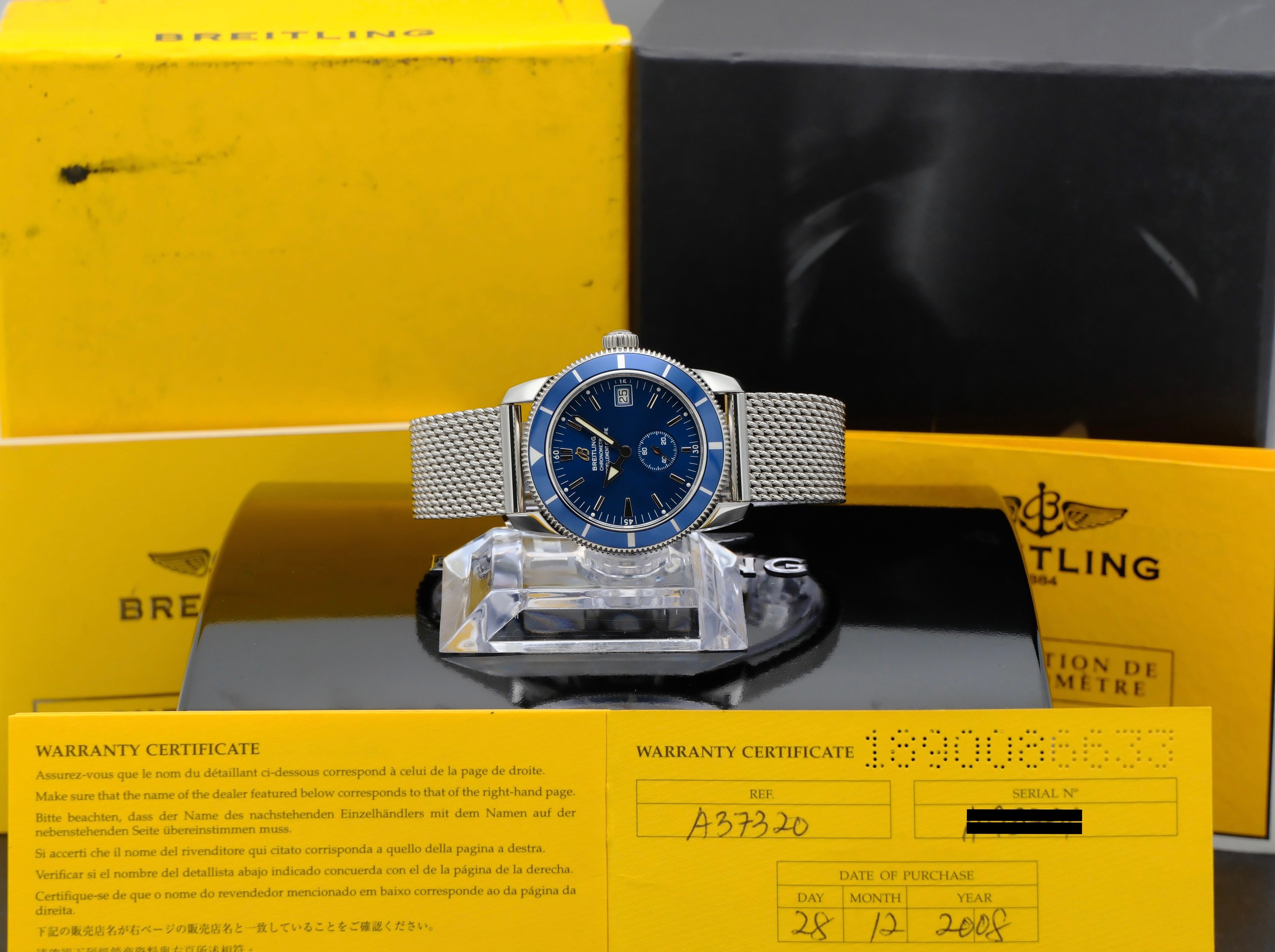 Breitling Superocean Héritage A37320 - 2008 - Breitling horloge - Breitling kopen - Breitling heren horloge - Trophies Watches