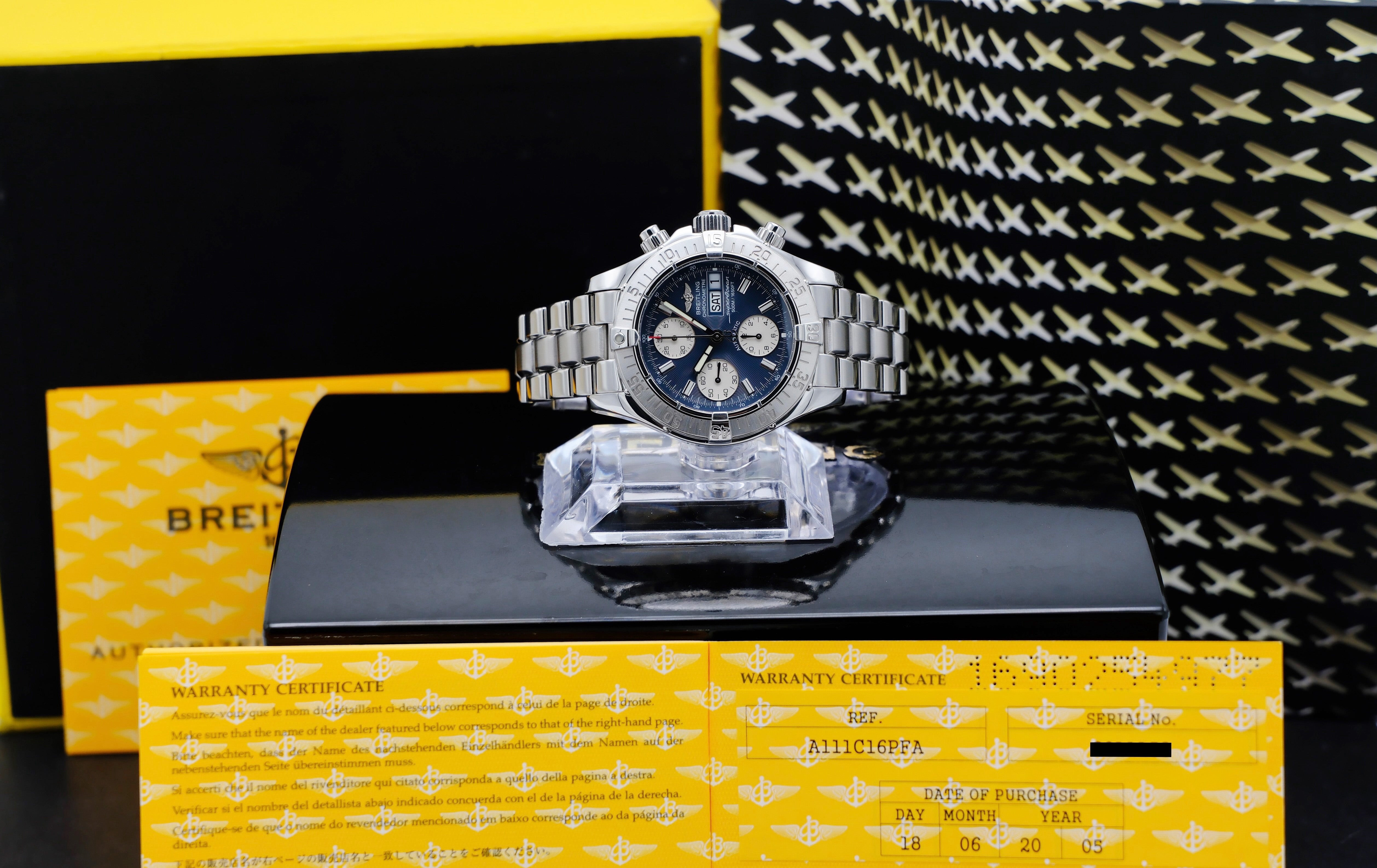 Breitling Superocean Chronograph II A13340 - 2005 - Breitling horloge - Breitling kopen - Breitling heren horloge - Trophies Watches