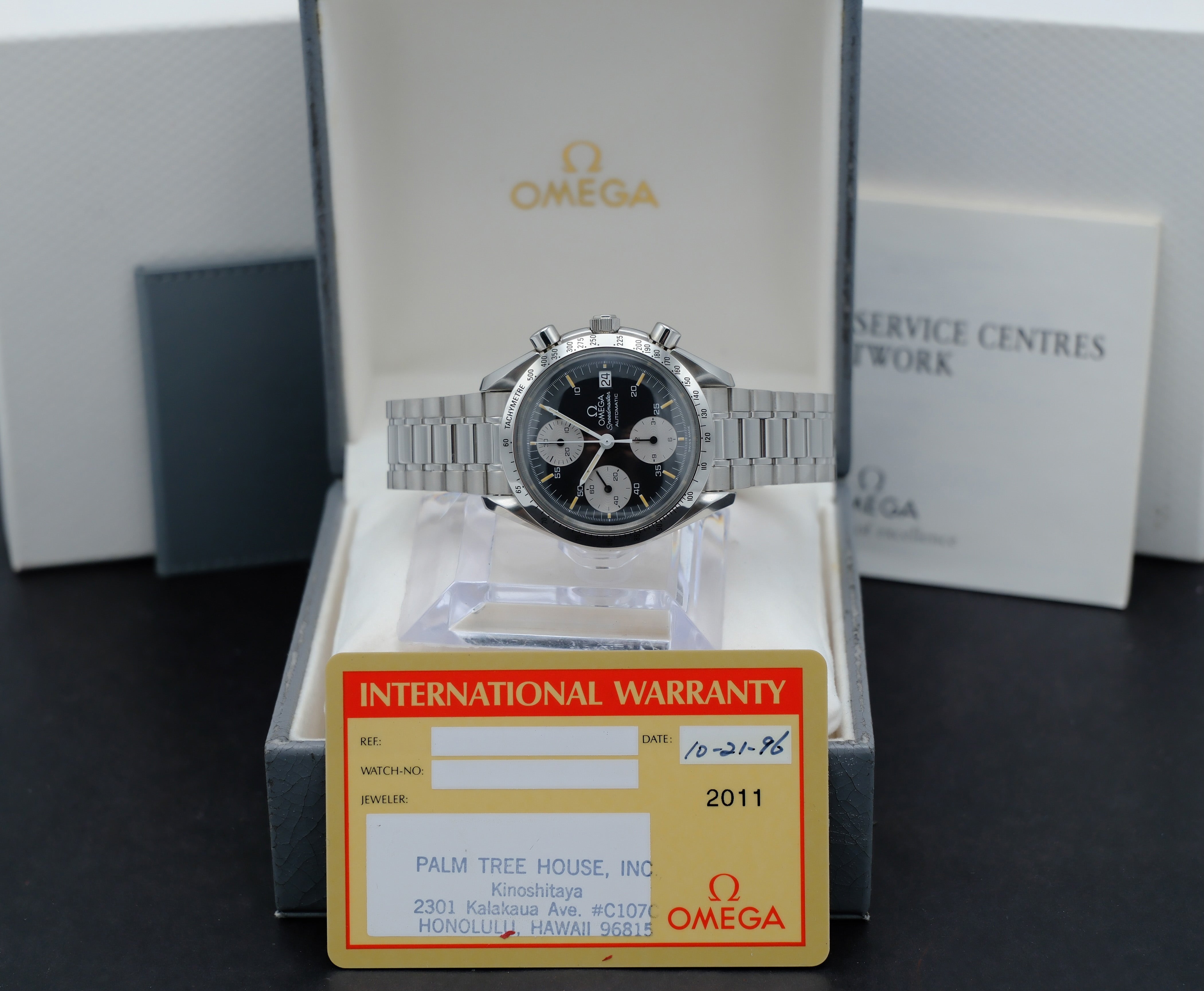 Omega Speedmaster 3511.50.00 - 1996 - Omega horloge - Omega kopen - Omega heren horloges - Trophies Watches