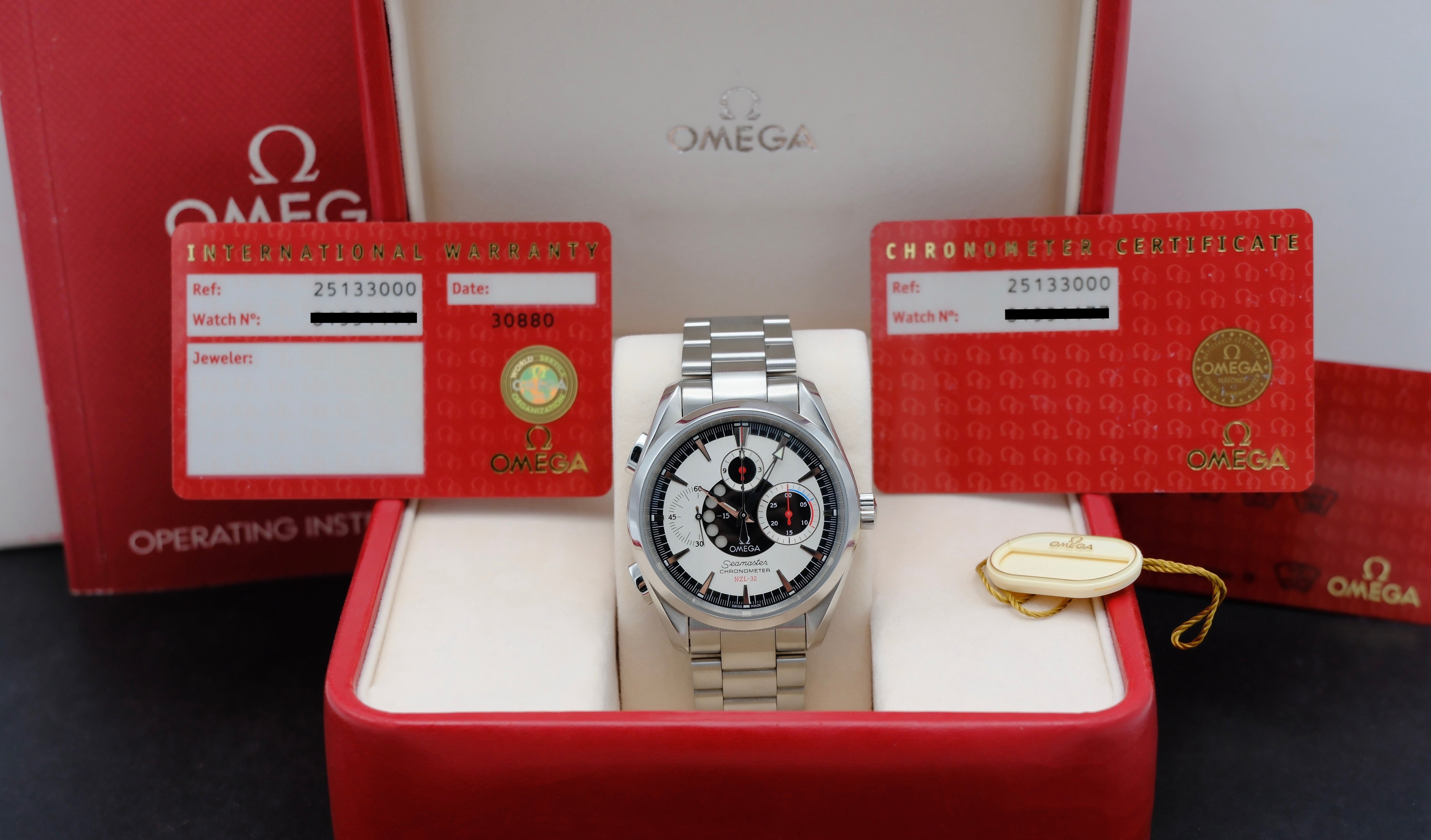 Omega Seamaster Aqua Terra Nzl-32 Chronograph 2513.30.00 - 2007 - Omega horloge - Omega kopen - Omega heren horloge - Trophies Watches