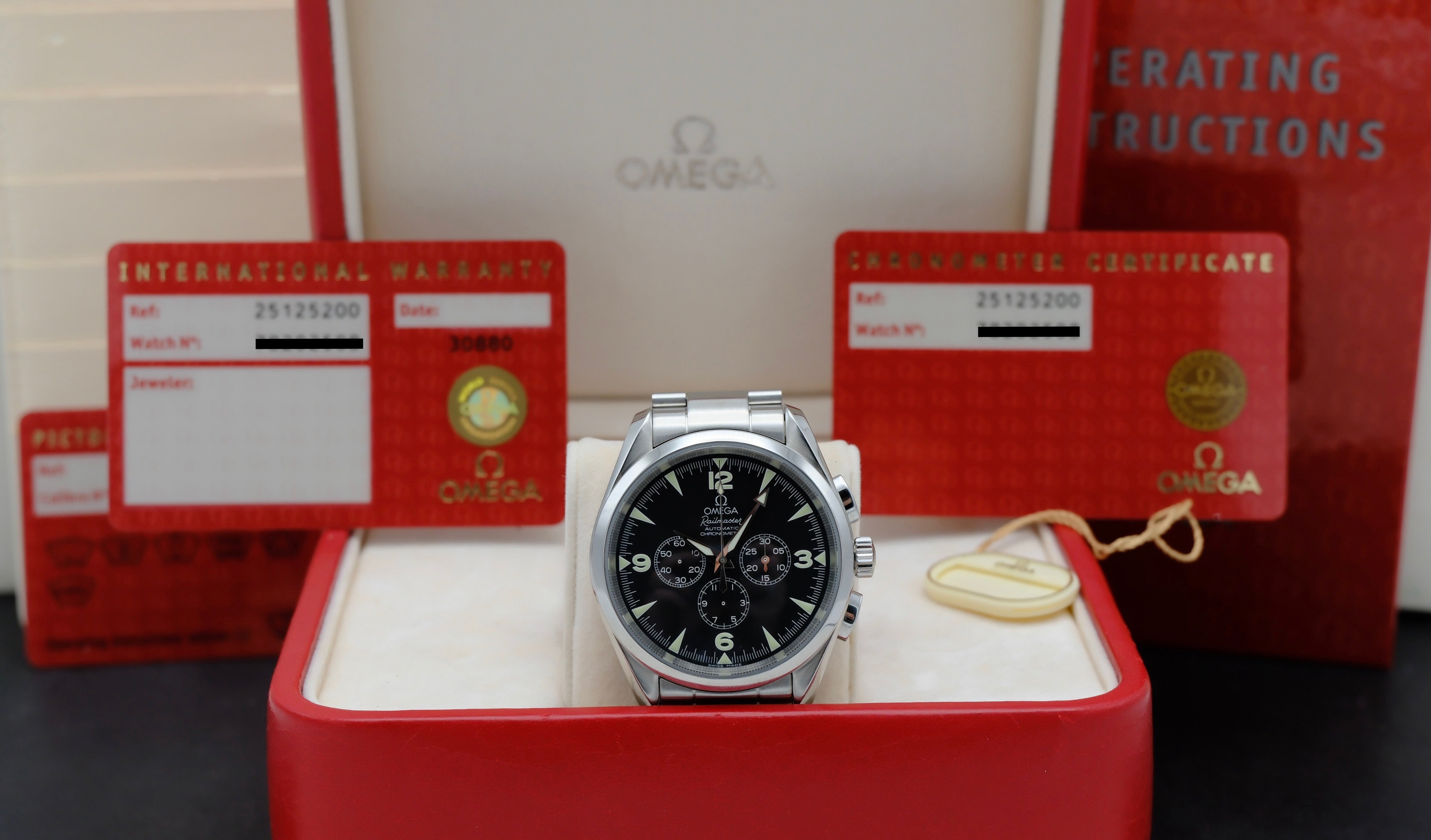 Omega Seamaster Railmaster chronograph 2512.52.00 - 2006 - Omega horloge - Omega kopen - Omega heren horloge - Trophies Watches