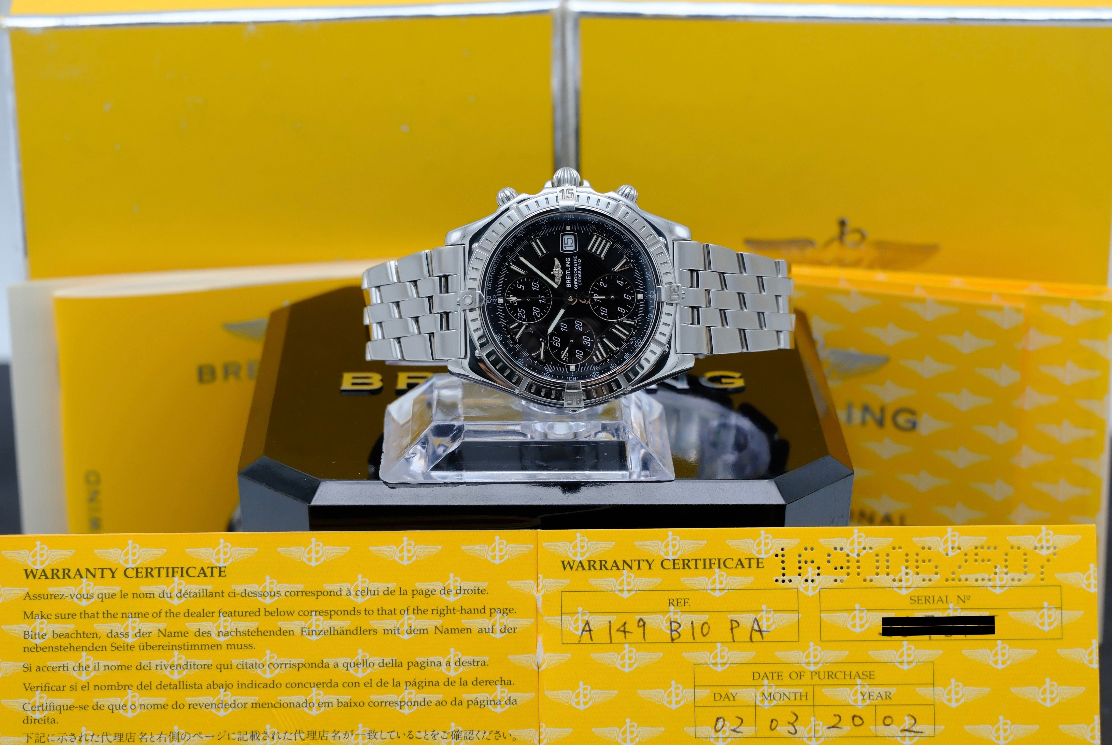 Breitling Chronomat A13355 - 2002 - Breitling horloge - Breitling kopen - Breitling heren horloge - Trophies Watches