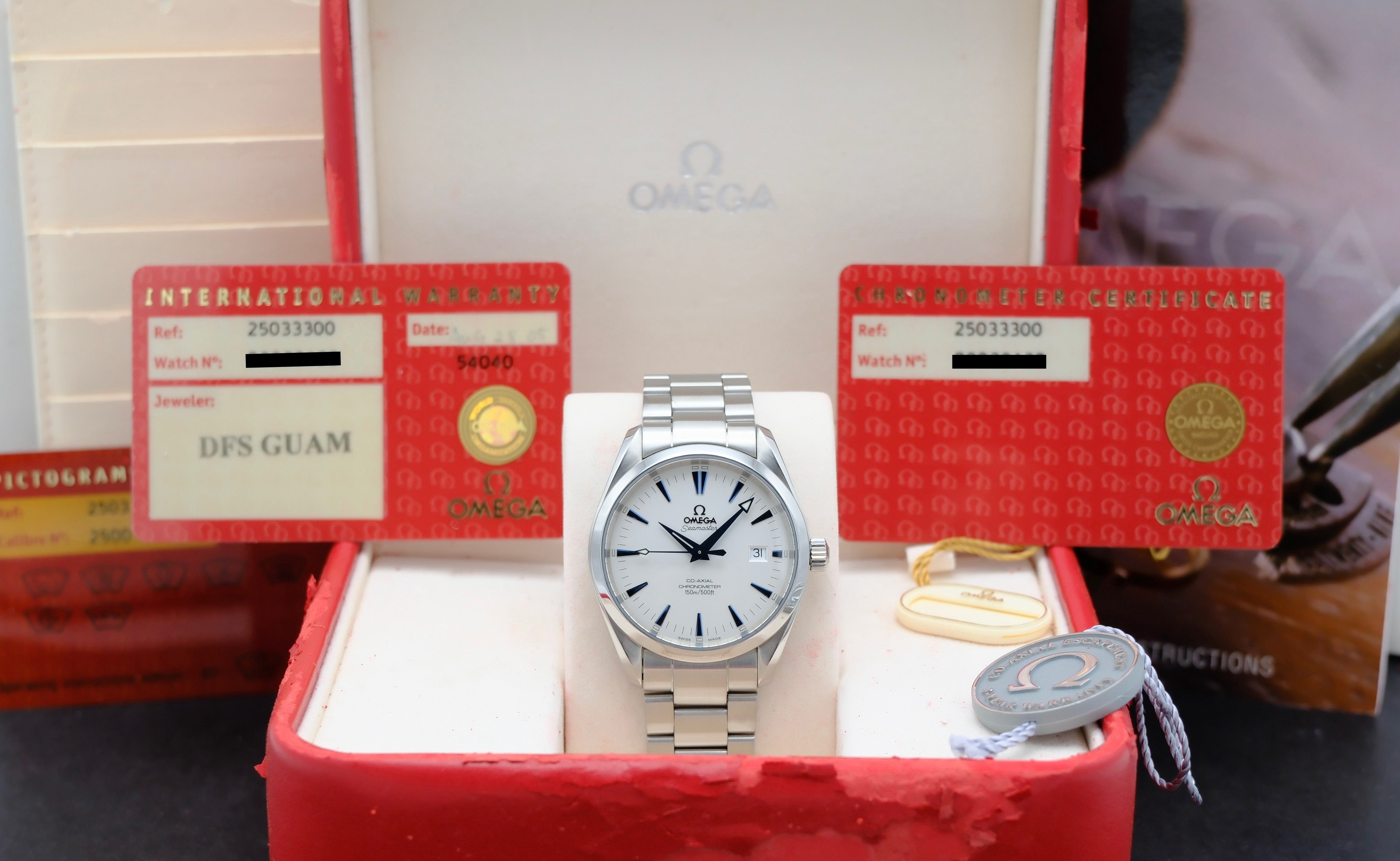 Omega Seamaster Aqua Terra 2503.33.00 - 2005 - Omega horloge - Omega kopen - Omega heren horloge - Trophies Watches